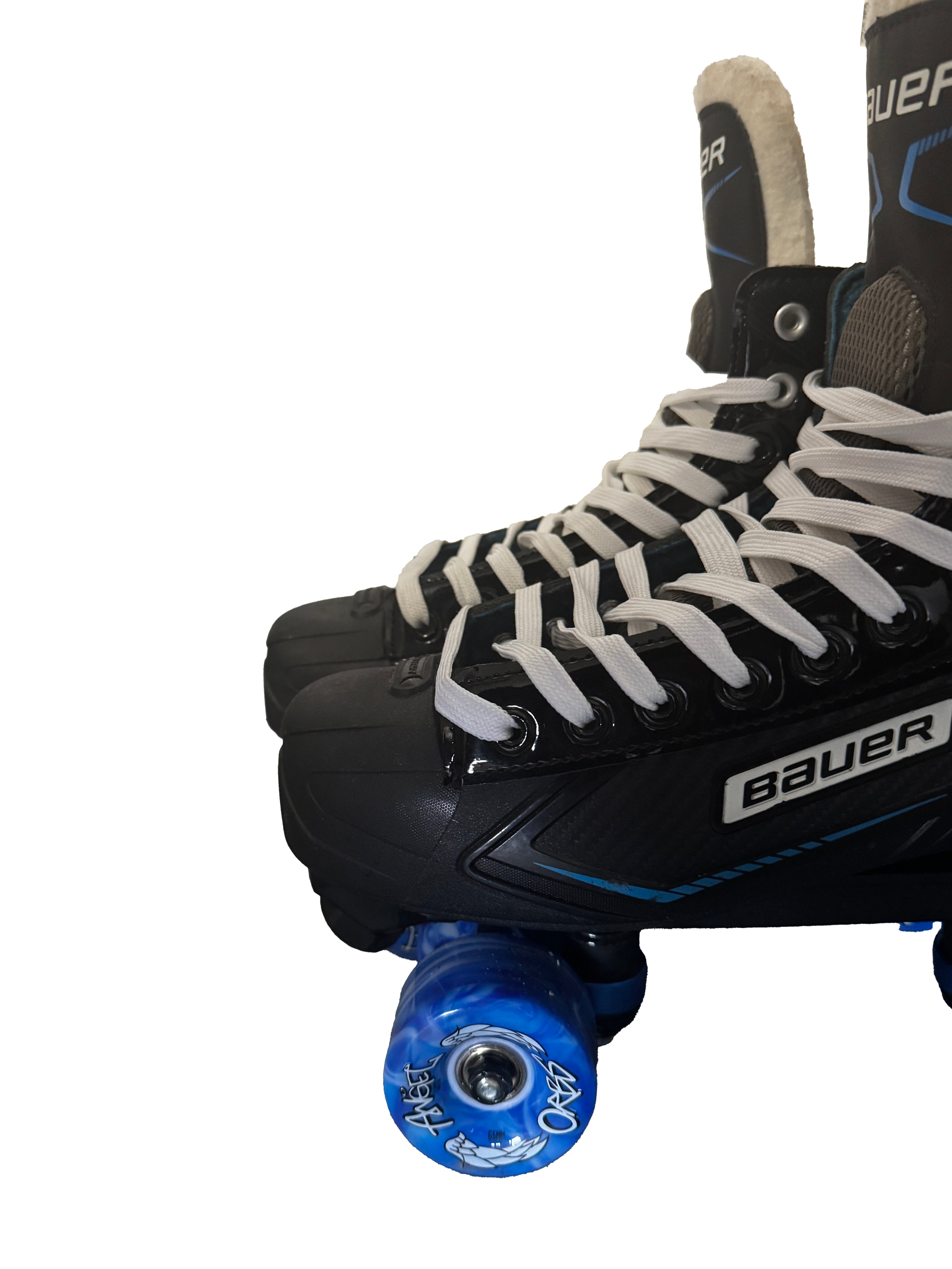 Renewed UK12 Bauer XLP Quad Rollerskates