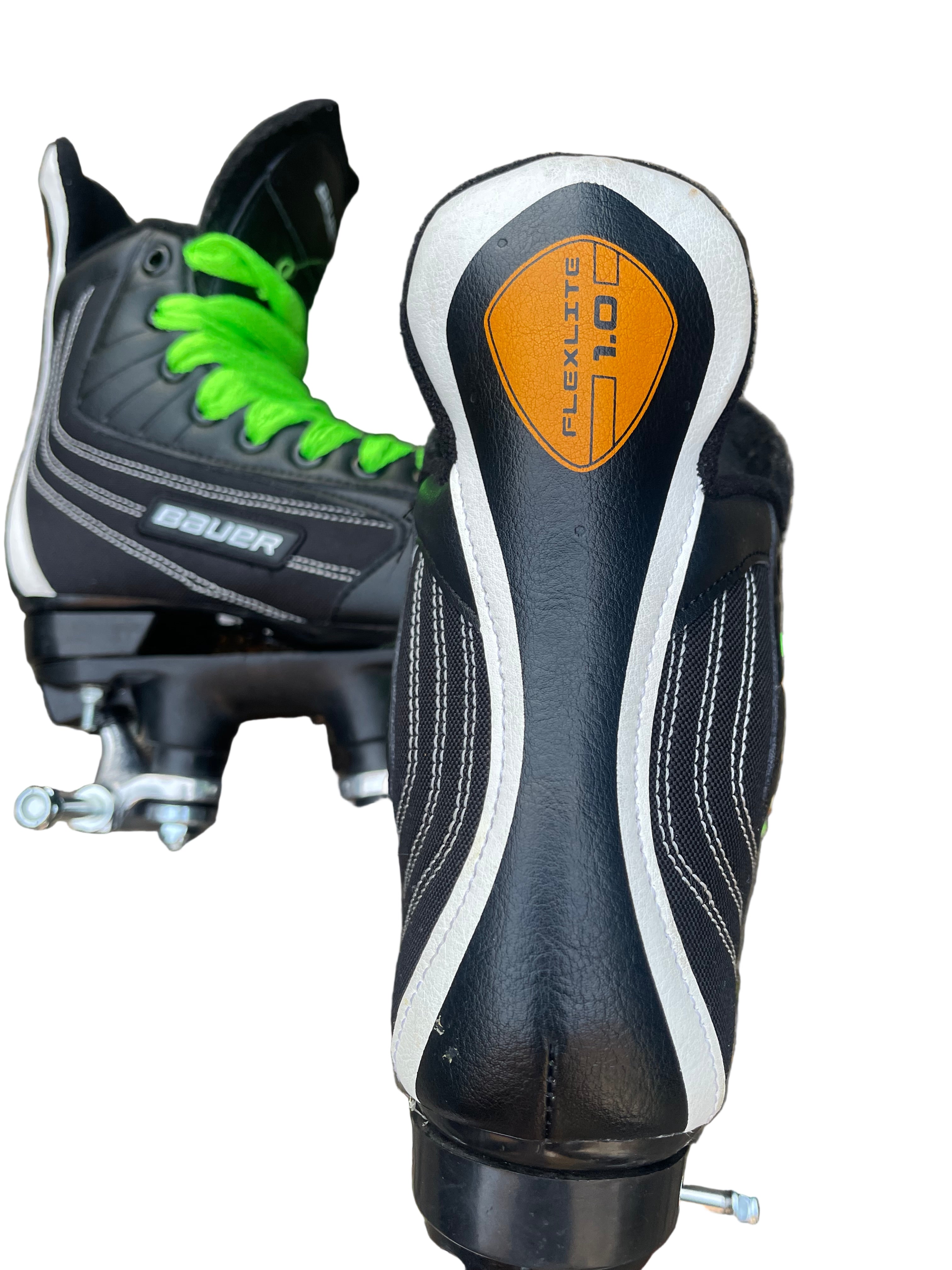 UK6 Bauer Flexlites 1.0 Quad Rollerskates