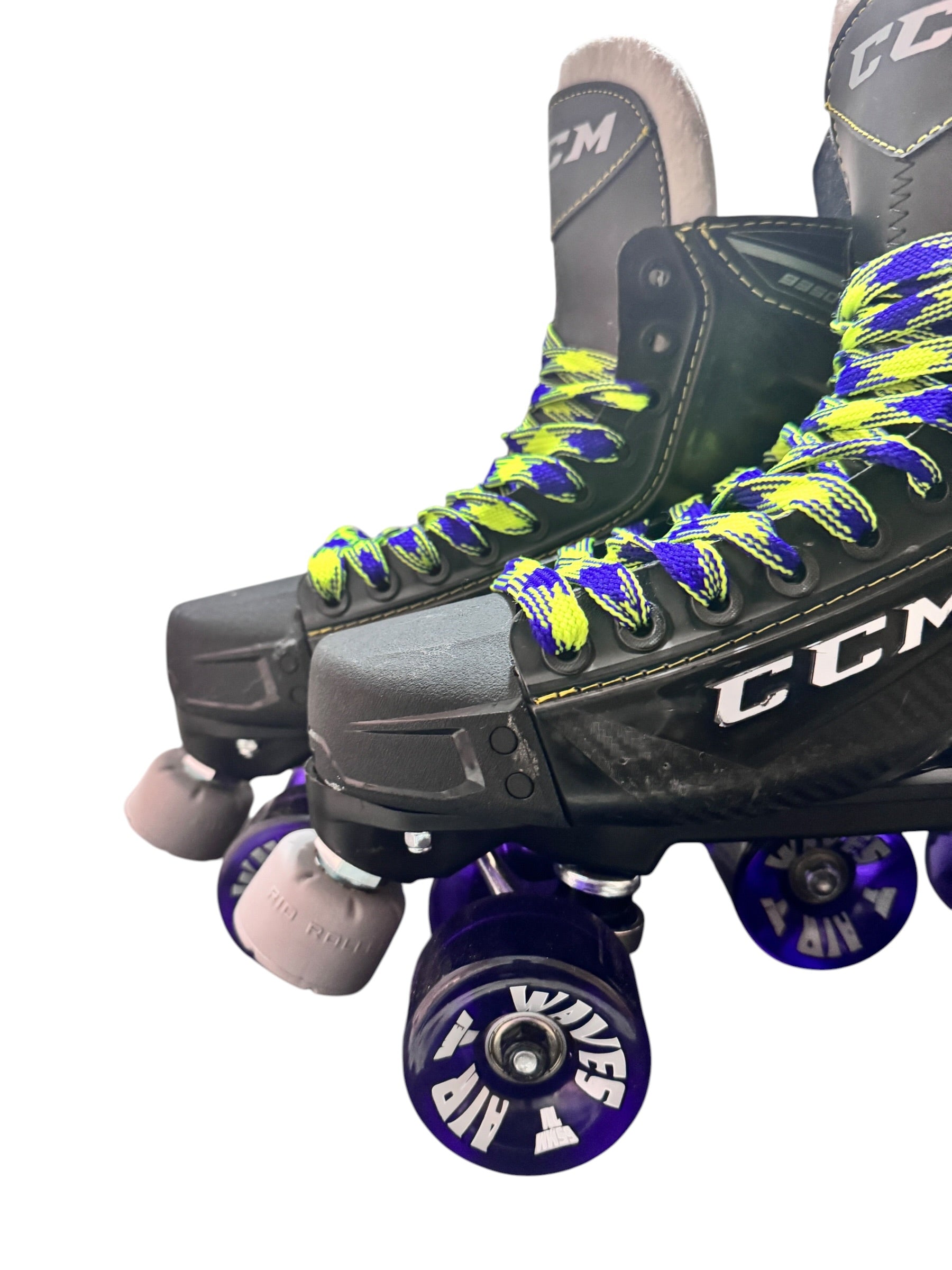 Renewed UK9.5 Bauer CCM quad Rollerskates full build