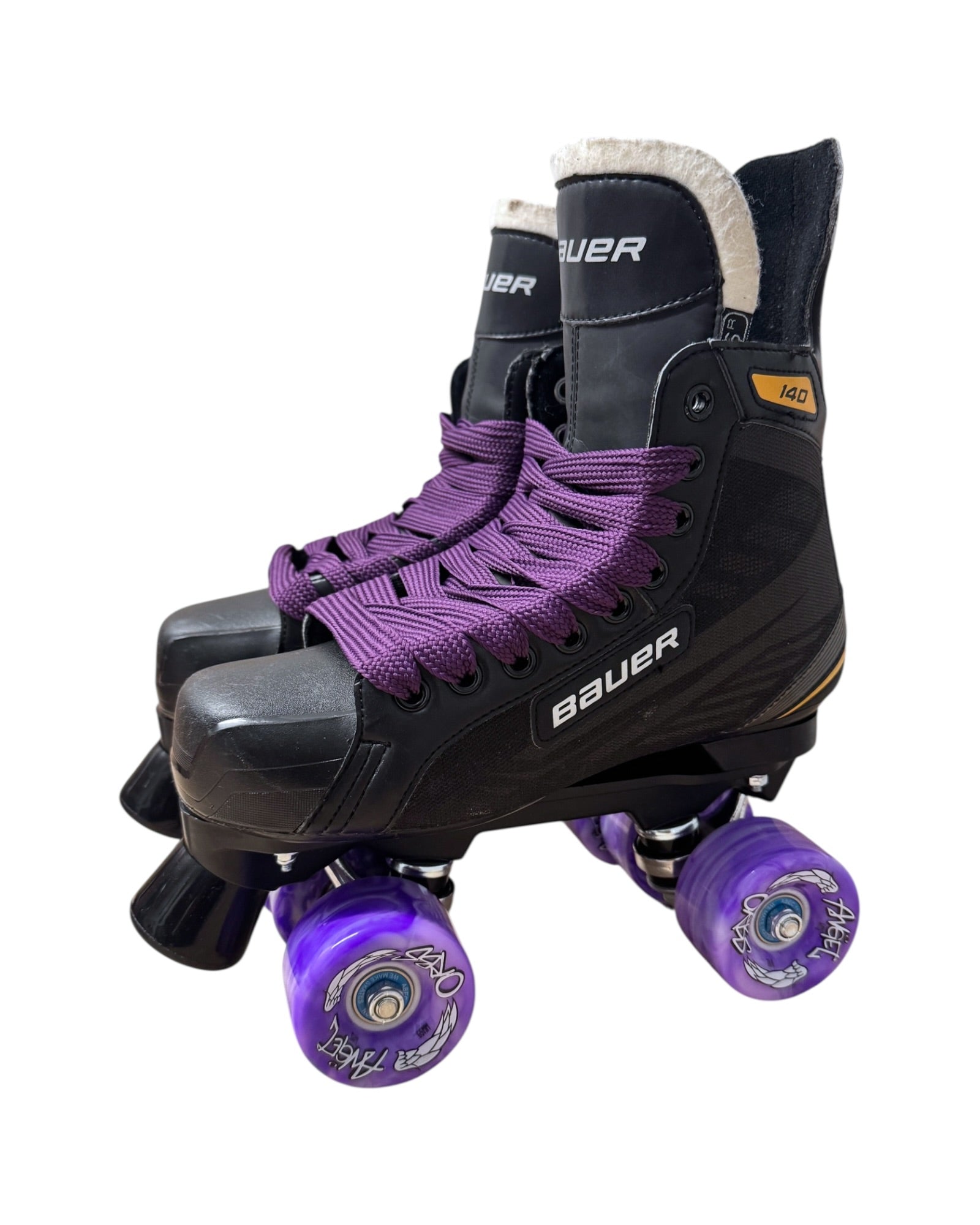 Renewed Bauer Elite 140 suprem quad Rollerskates fullbuild