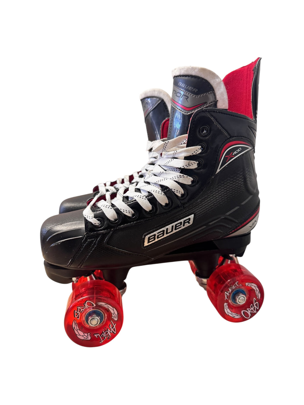 Renewed UK7.5 Bauer vapour X400 quad Rollerskates fullbuild