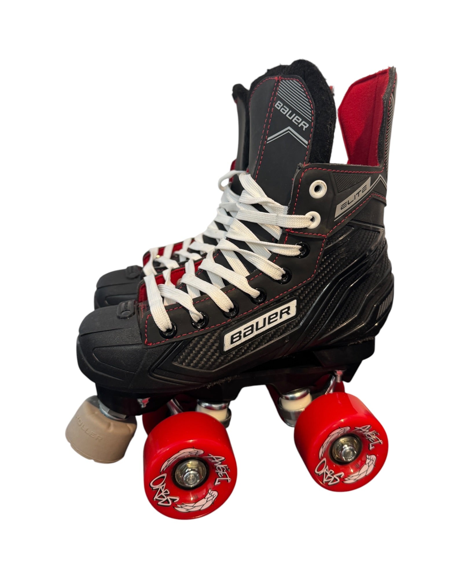 Renewed UK3.5 Bauer Elite quad Roller-skates full build