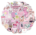 Pink Stickers Doodle Mix and Match