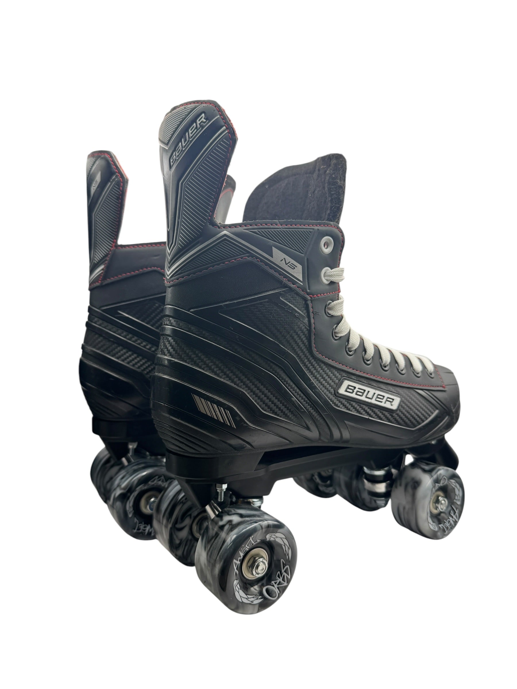 Renewed UK12.5 Bauer NS quad Roller-skates full build
