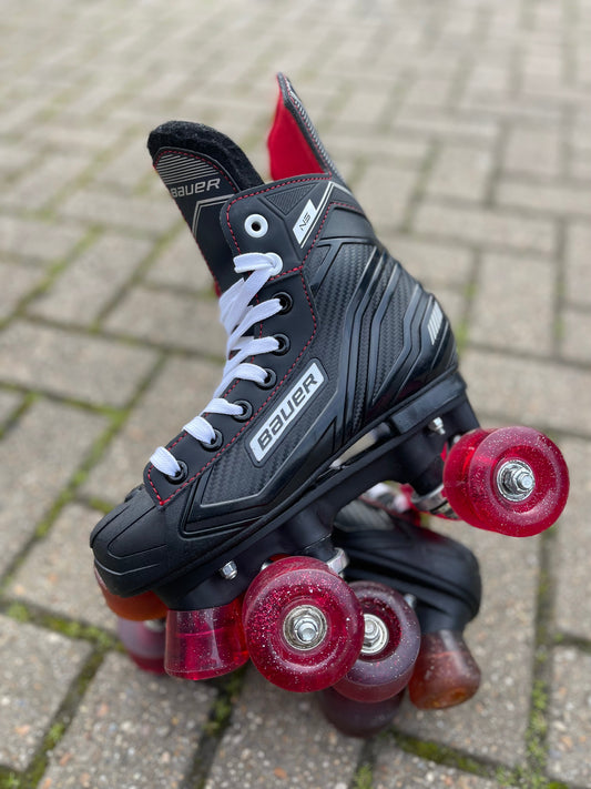 UK3 Bauer NS Quad roller skates custom