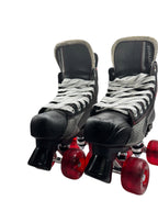 Renewed UK5 Bauer elite vapours quad Rollerskates full build