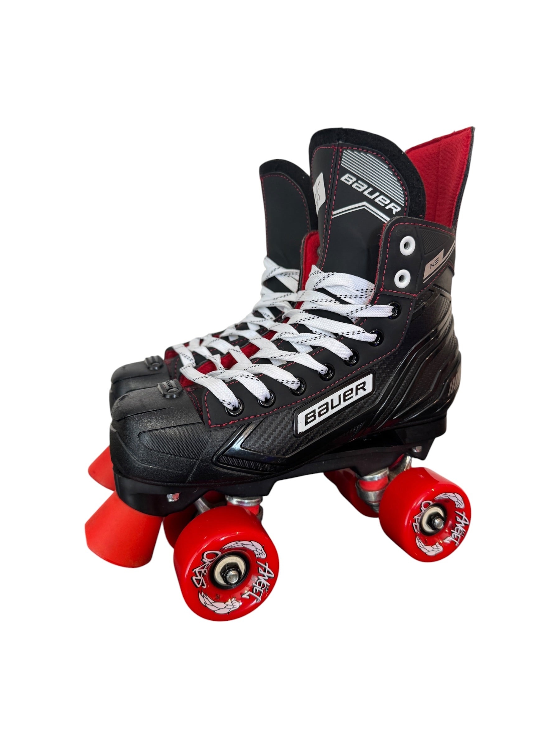 Renewed UK6.5 Bauer NS quad Rollerskates fullbuild