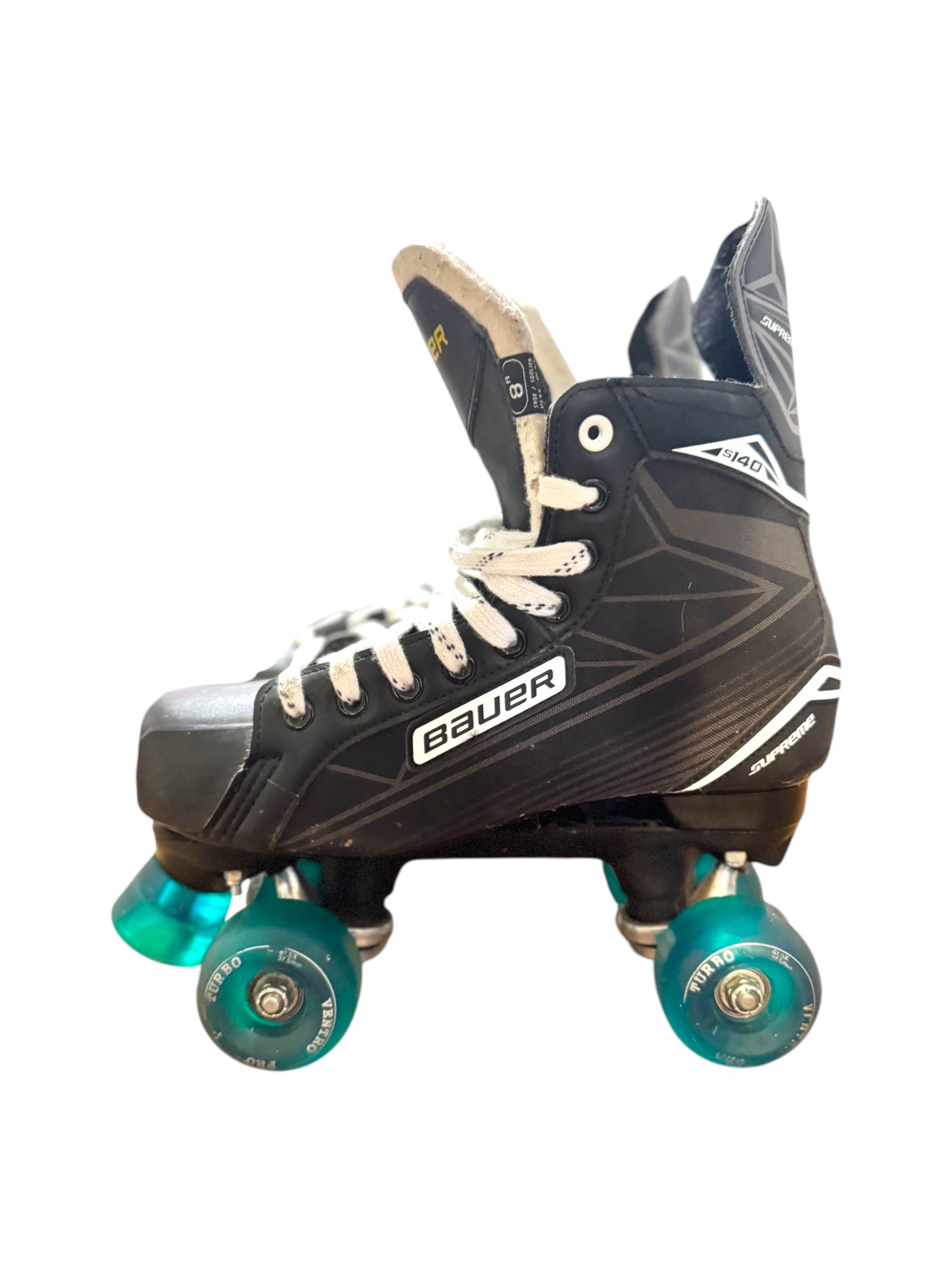 Renewed UK8 Bauer supreme s140 quad Rollerskates full build