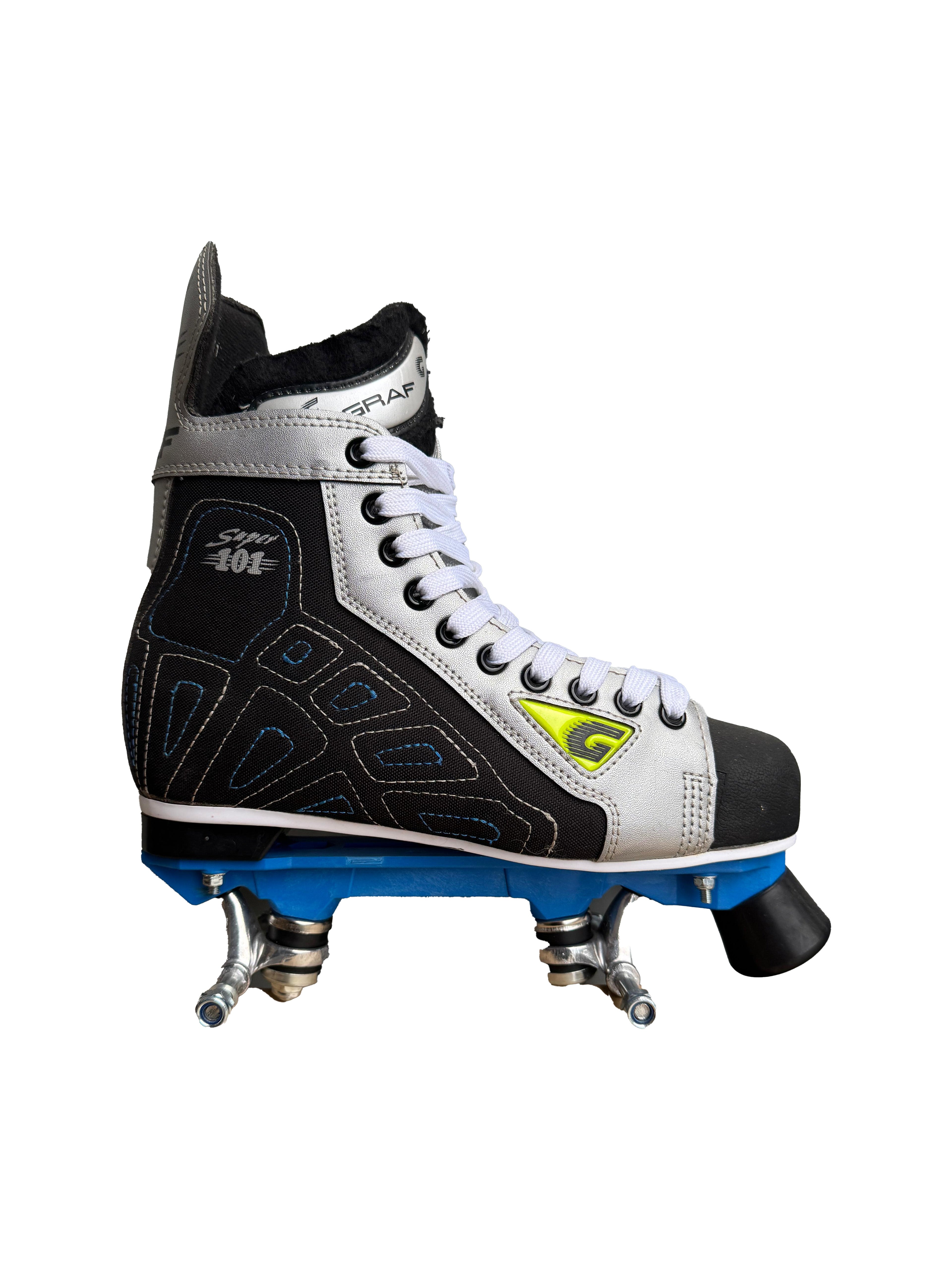 Like-New Graft Super 101 Custom Quad Roller Skates