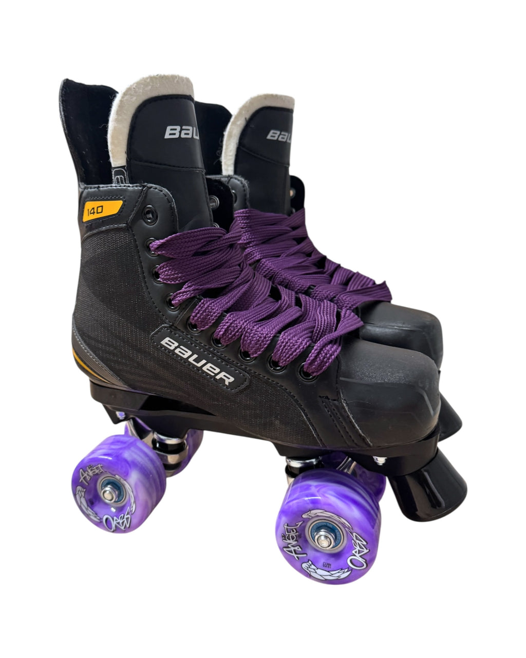Renewed Bauer Elite 140 suprem quad Rollerskates fullbuild