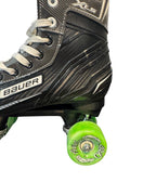 Renewed UK9.5 Bauer XLS quad Roller-skates full build