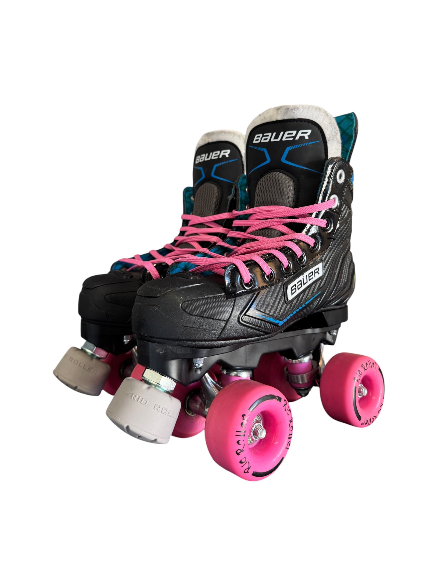 Renewed UK2.5 Bauer XLP quad Roller-skates full build