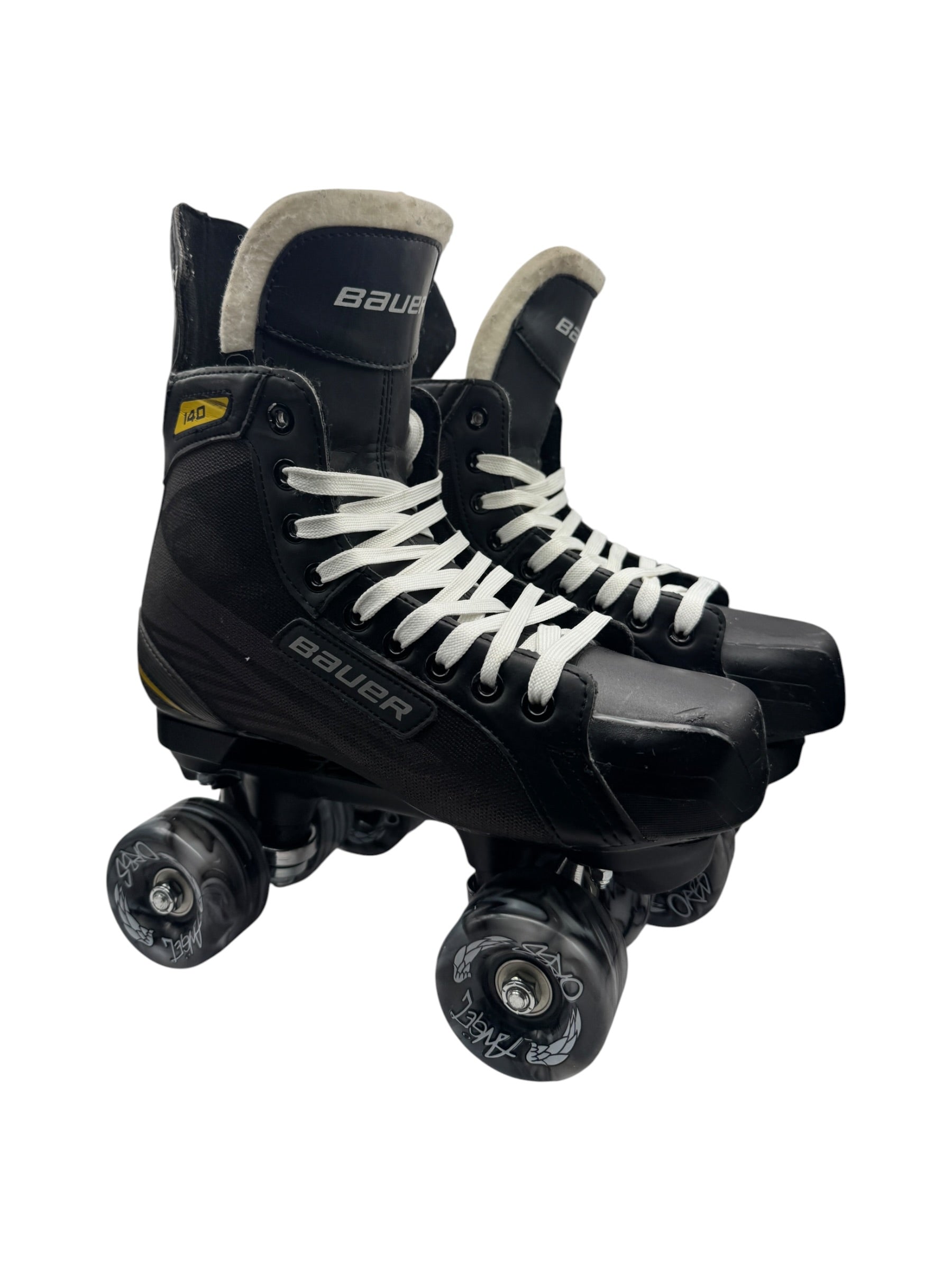 Renewed UK7.5 Bauer supreme s140 quad Rollerskates fullbuild