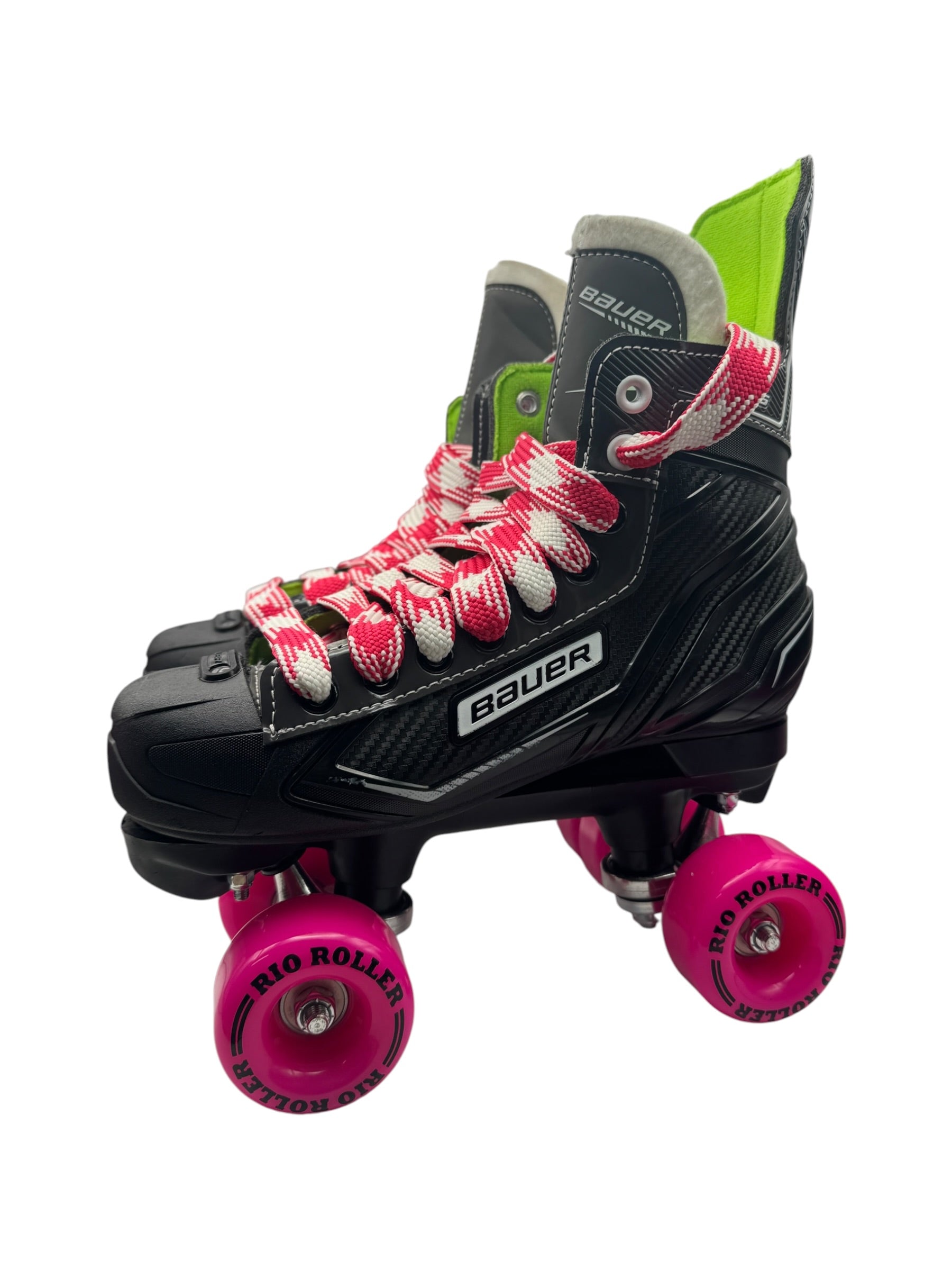 Renewed UK6.5 Bauer XLS quad Rollerskates fullbuild