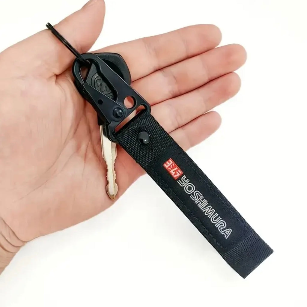 Black Nylon Keychain Yoshimura
