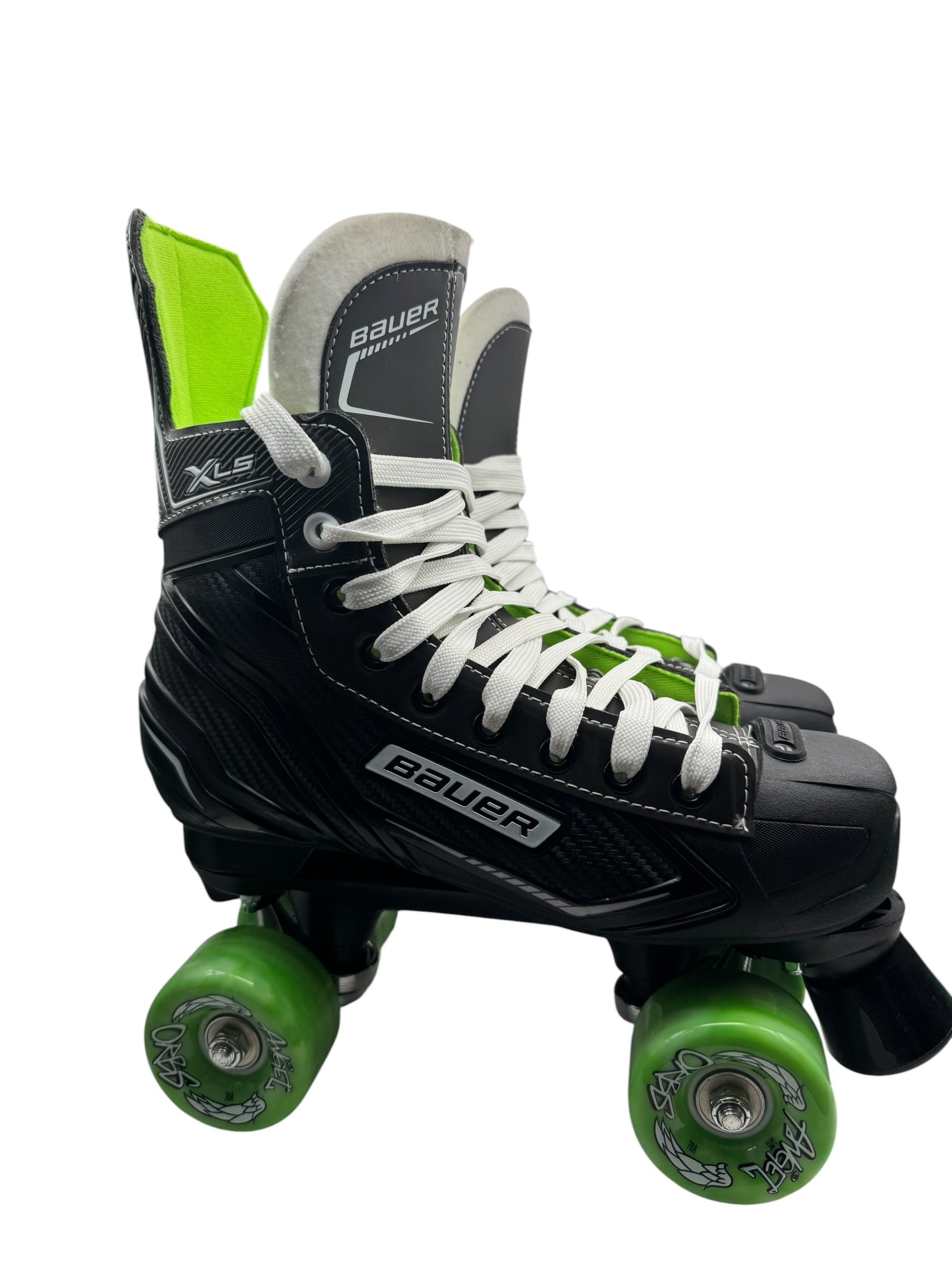 Renewed UK7.5 Bauer XLS quad Roller-skates full build