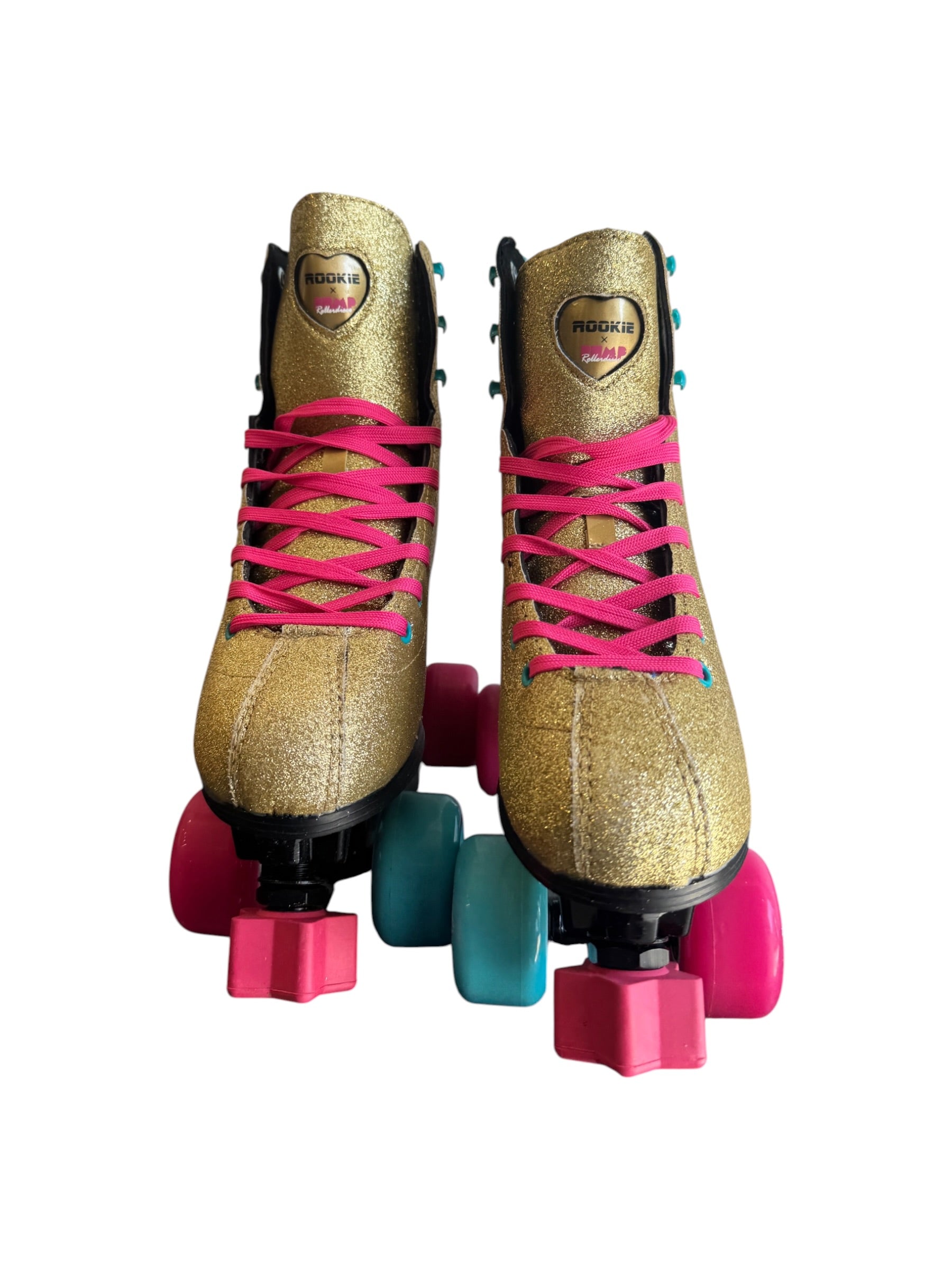 UK4 Rookie Bump V2 Roller disco Rollerskates Gold