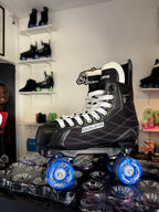Renewed UK8.5 Bauer Nexus 44 quad Roller-skates full build