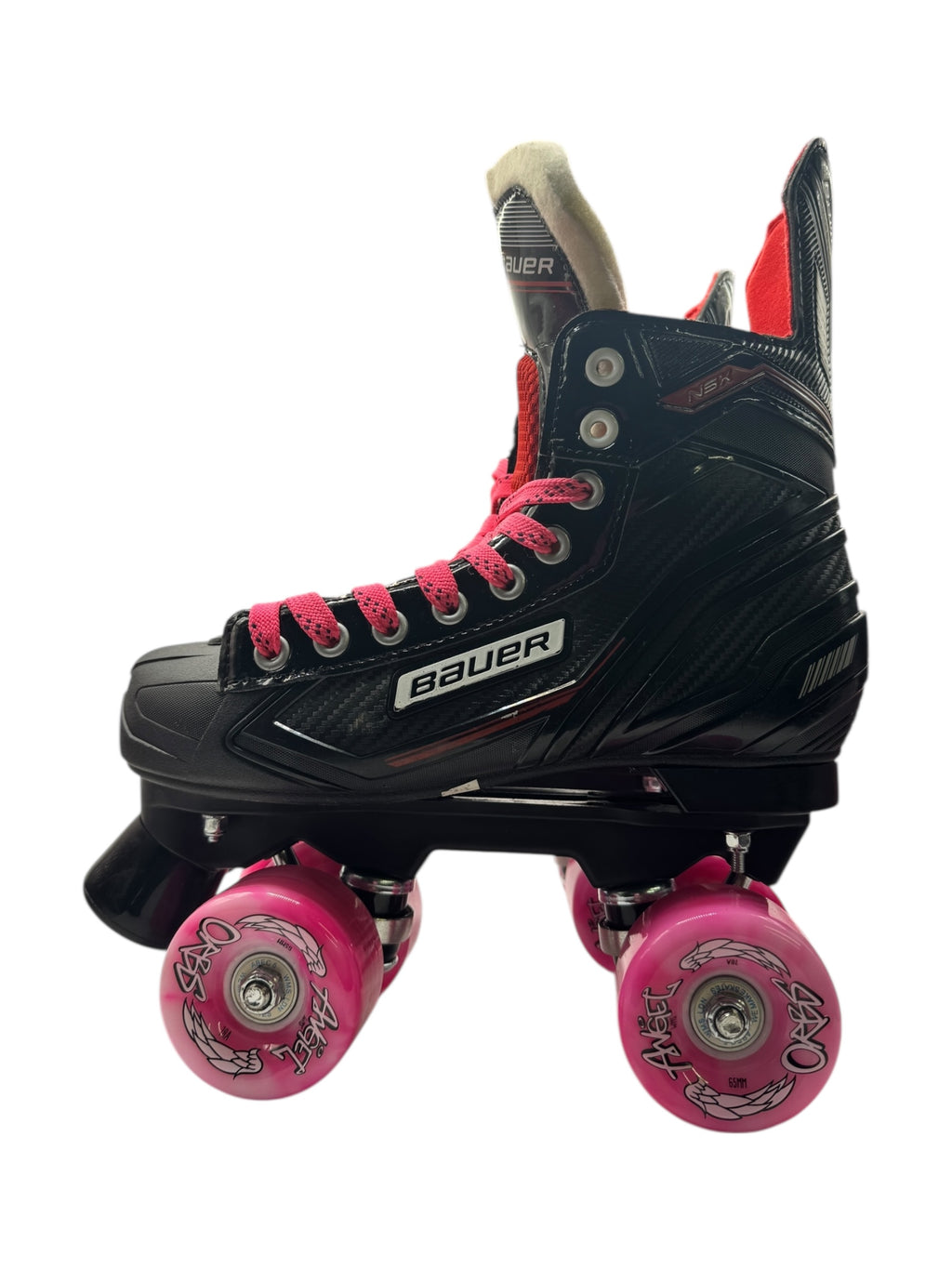 Renewed Bauer NSX quad Rollerskates full build