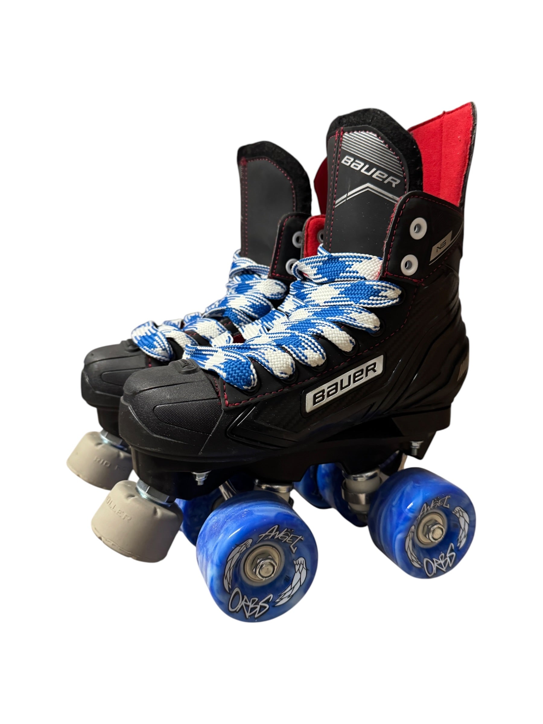 Renewed UK2.5 Bauer NS quad Roller-skates full build