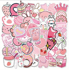 Pink Stickers Doodle Mix and Match