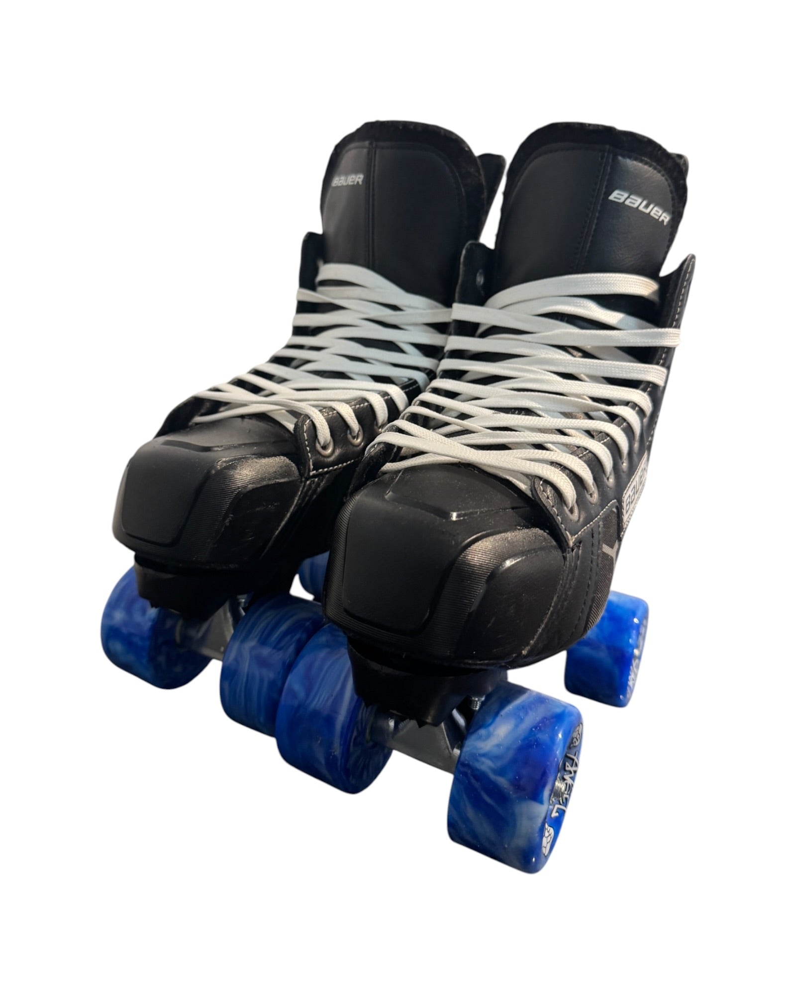 Renewed UK8.5 Bauer Nexus 5000 quad Roller-skates full build