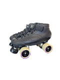 Renewed Bont Prostar Quadstar Roller Derby Skates UK 5 EU 38 Black Silver