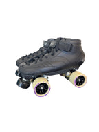 Renewed Bont Prostar Quadstar Roller Derby Skates UK 5 EU 38 Black Silver