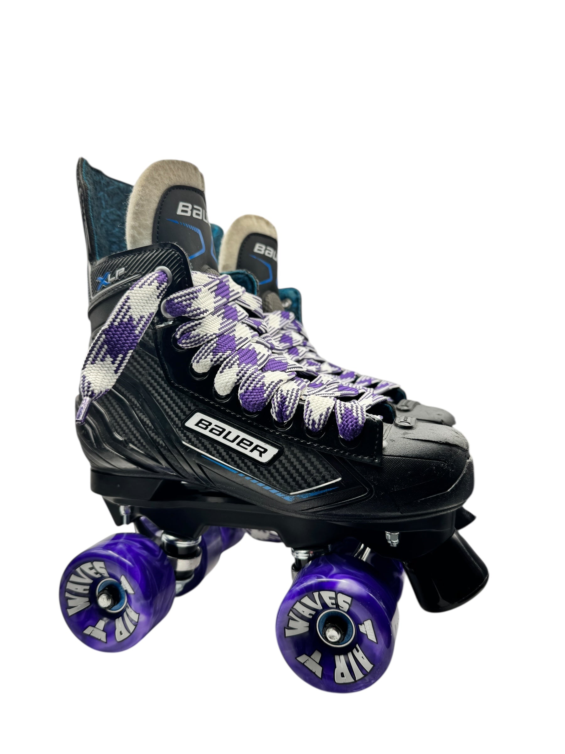 Renewed UK5 Bauer XLP Quad Rollerskates full build