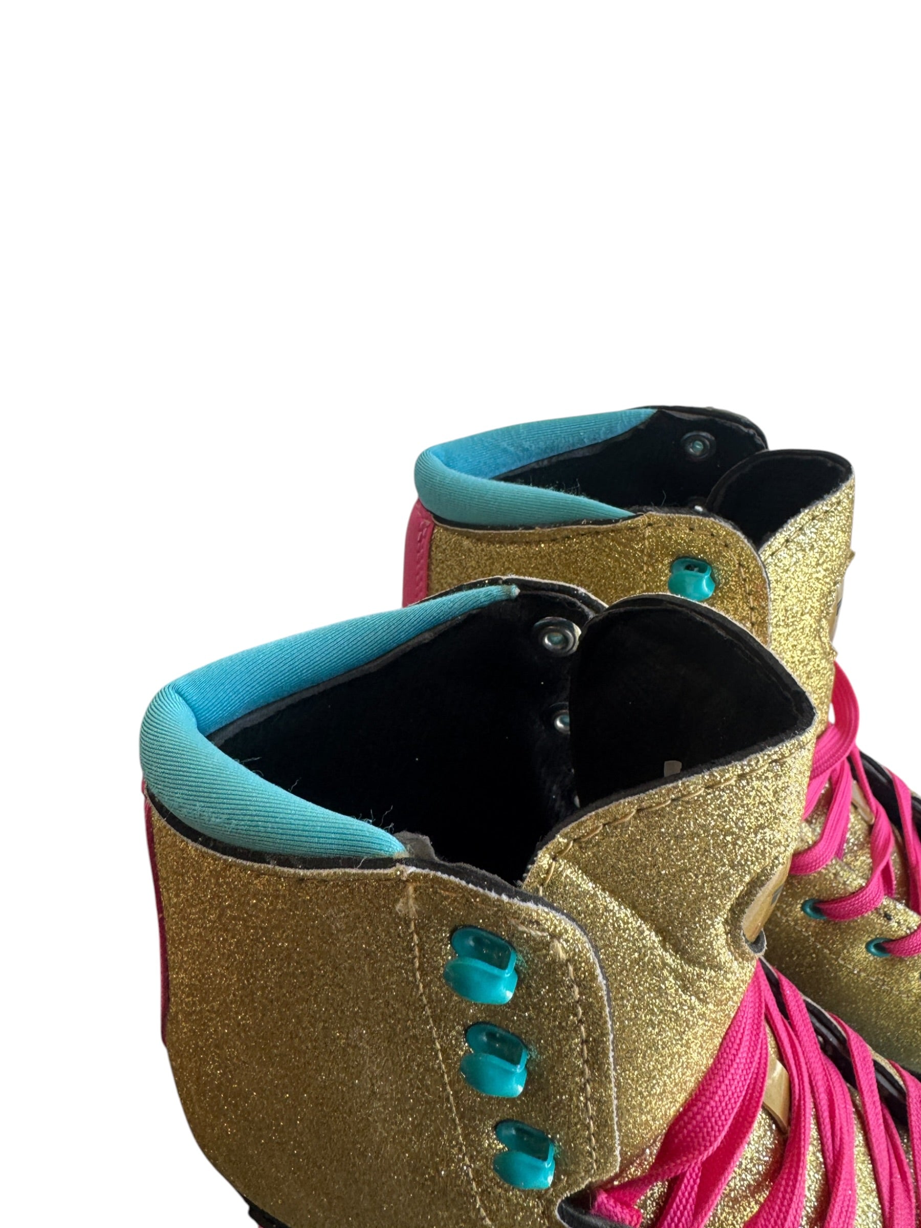 UK5 Rookie Bump V2 Roller disco Rollerskates Gold