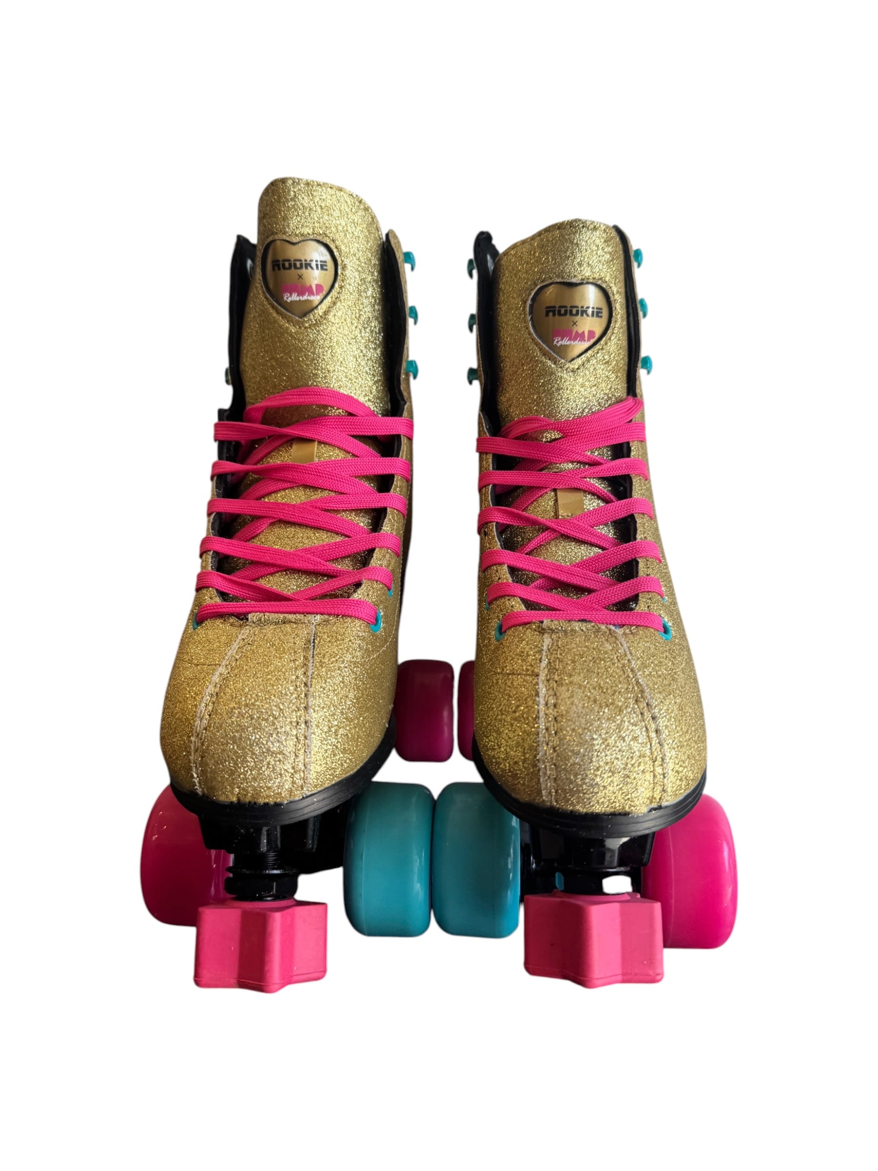 UK4 Rookie Bump V2 Roller disco Rollerskates Gold