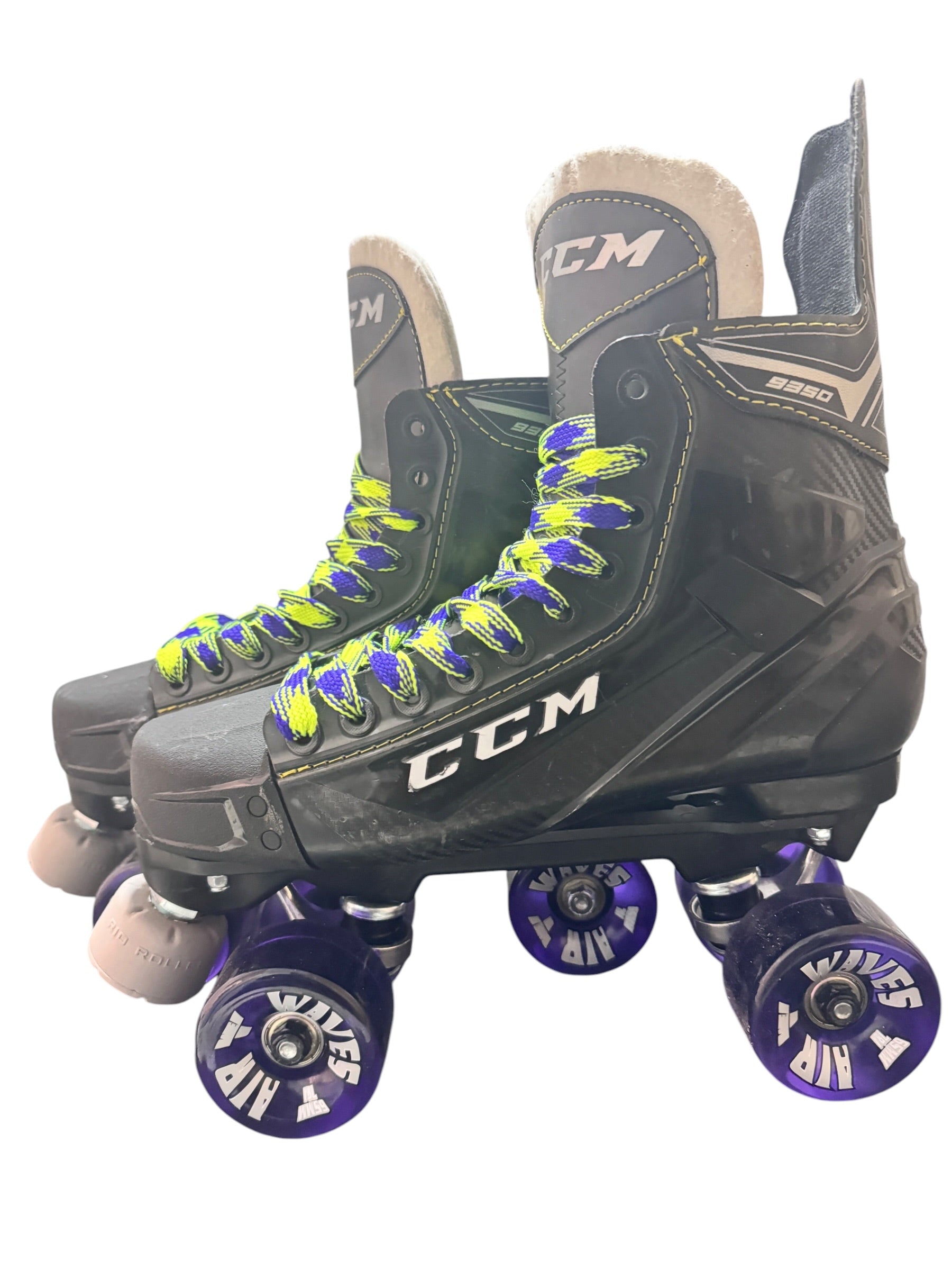 Renewed UK9.5 Bauer CCM quad Rollerskates full build