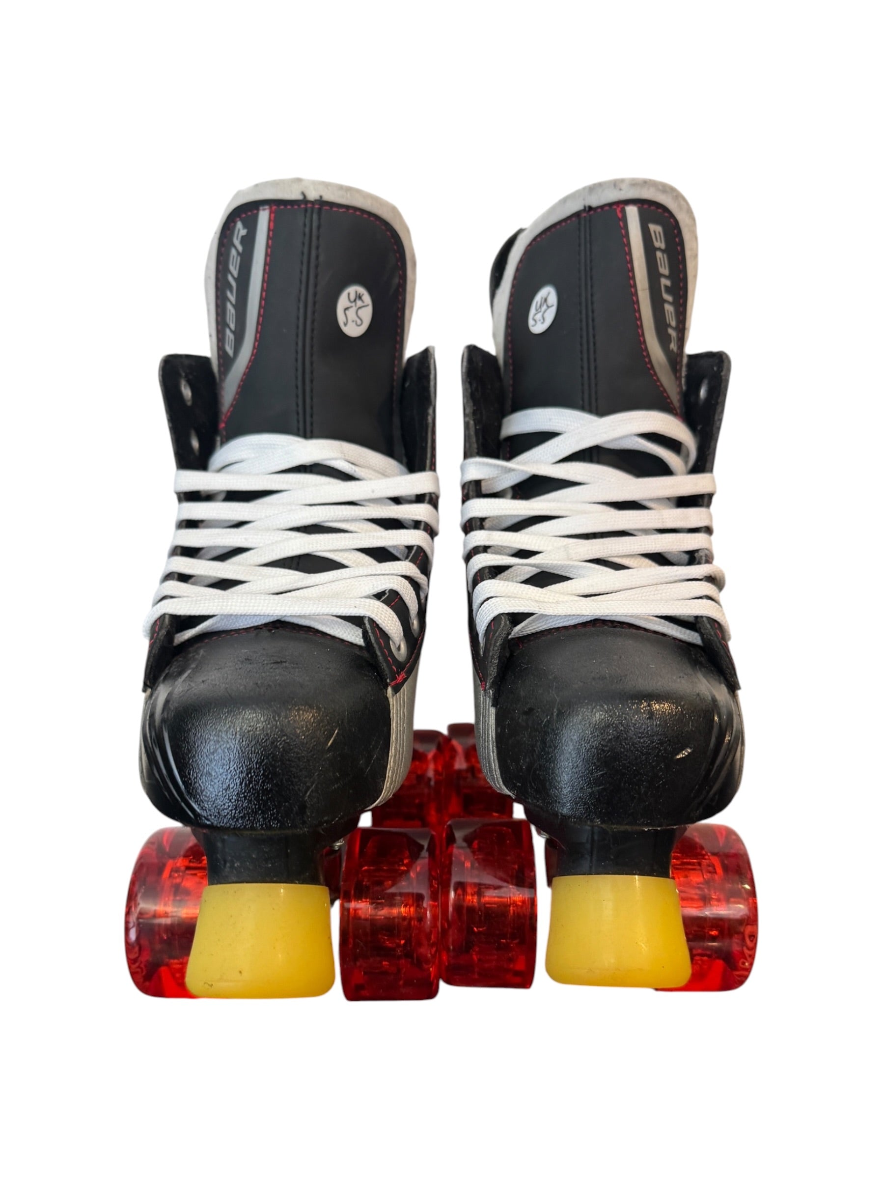 Renewed UK5.5 Bauer vapour X quad Roller-skates full build