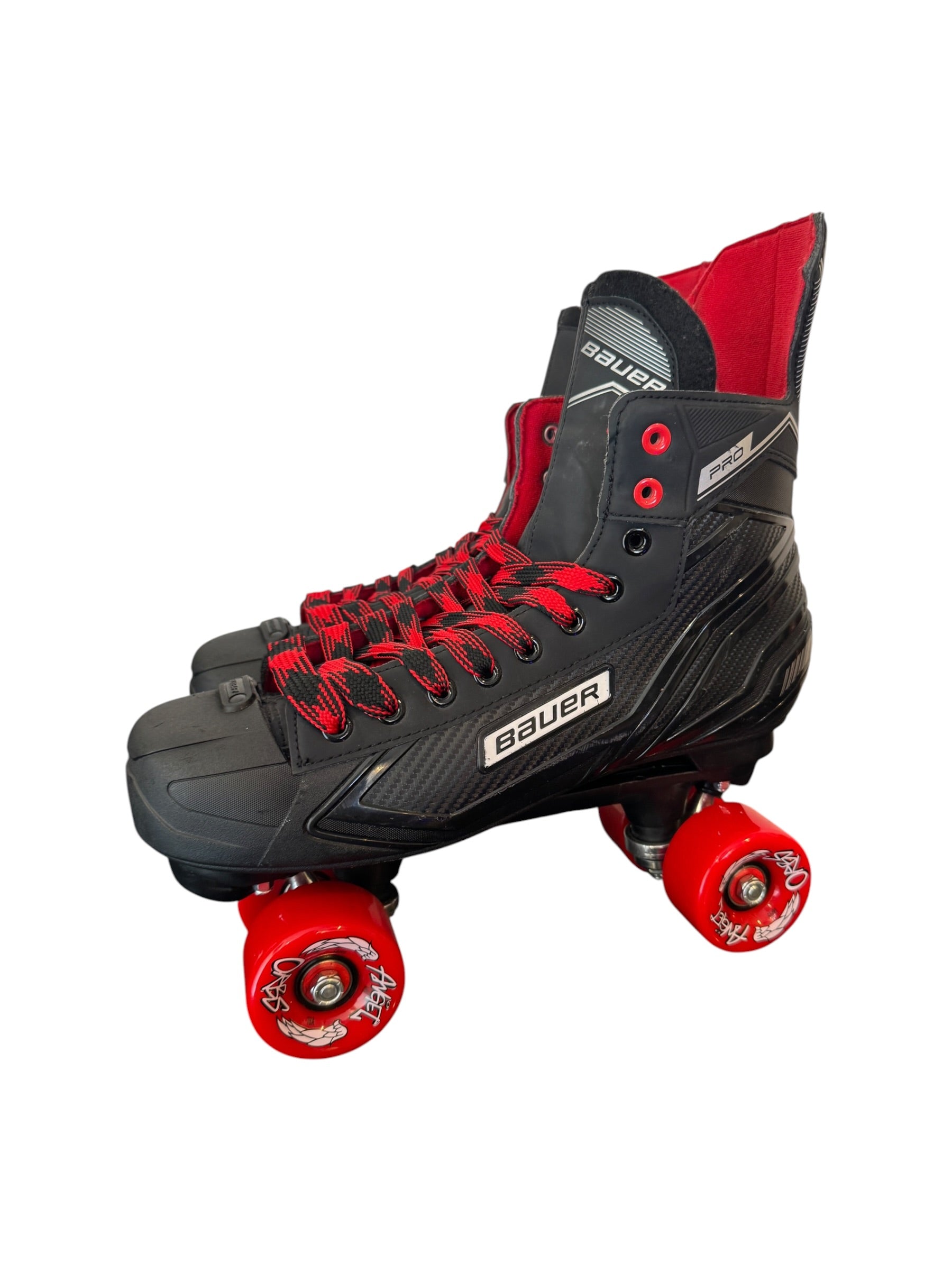 Renewed UK12.5 Bauer NS Pro quad Roller-skates full build