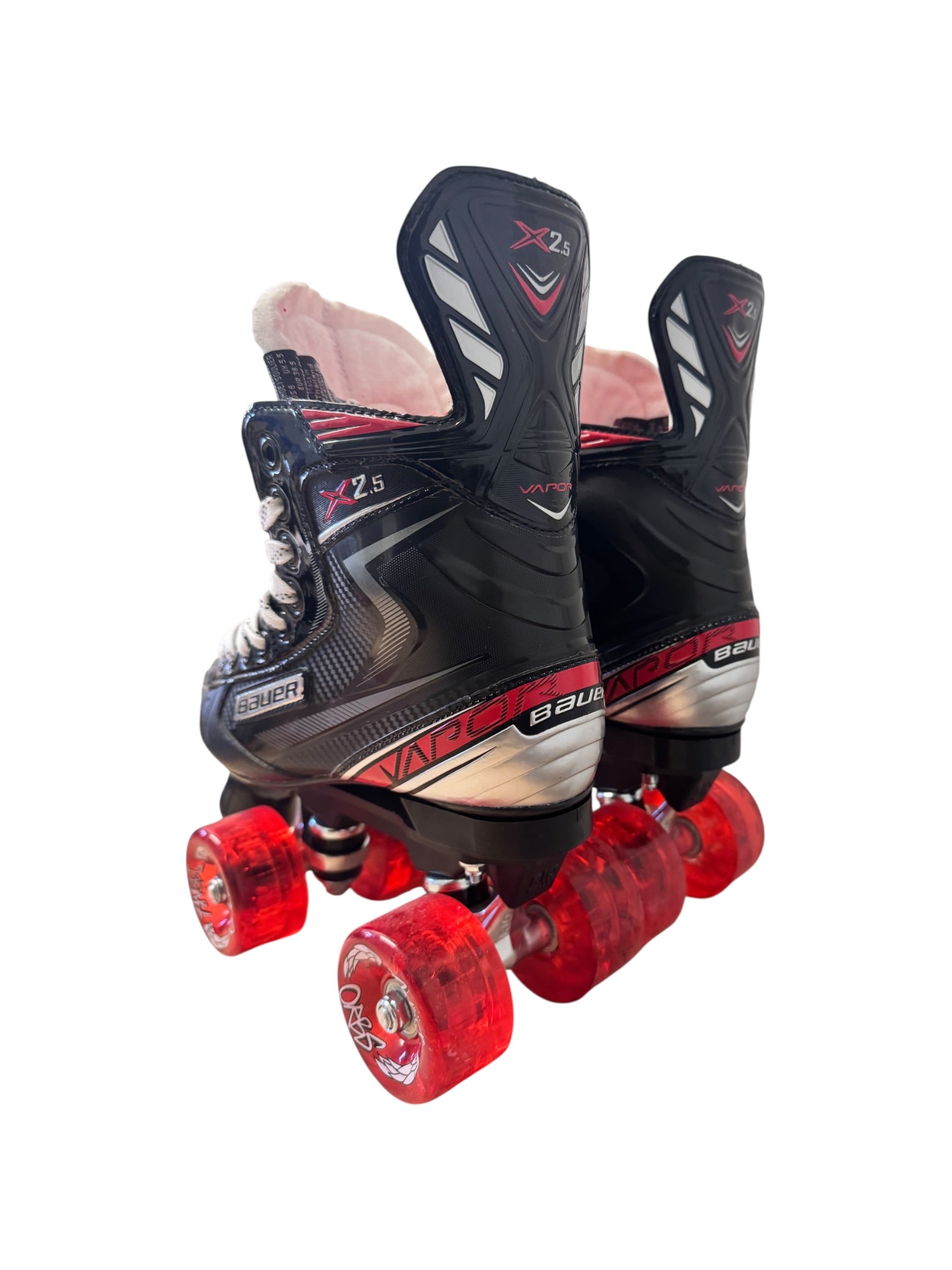 Renewed UK5.5Bauer vapour X2.5 quad Rollerskates fullbuild