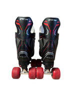Renewed UEU42 UK8 CCM RBZ 40 Quad Roller Skates Full build custom