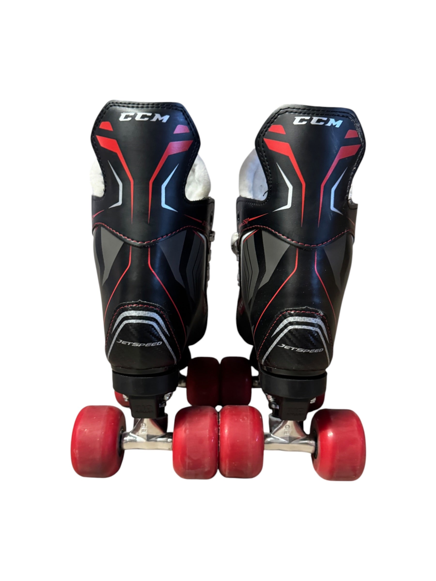 Renewed UEU42 UK8 CCM RBZ 40 Quad Roller Skates Full build custom