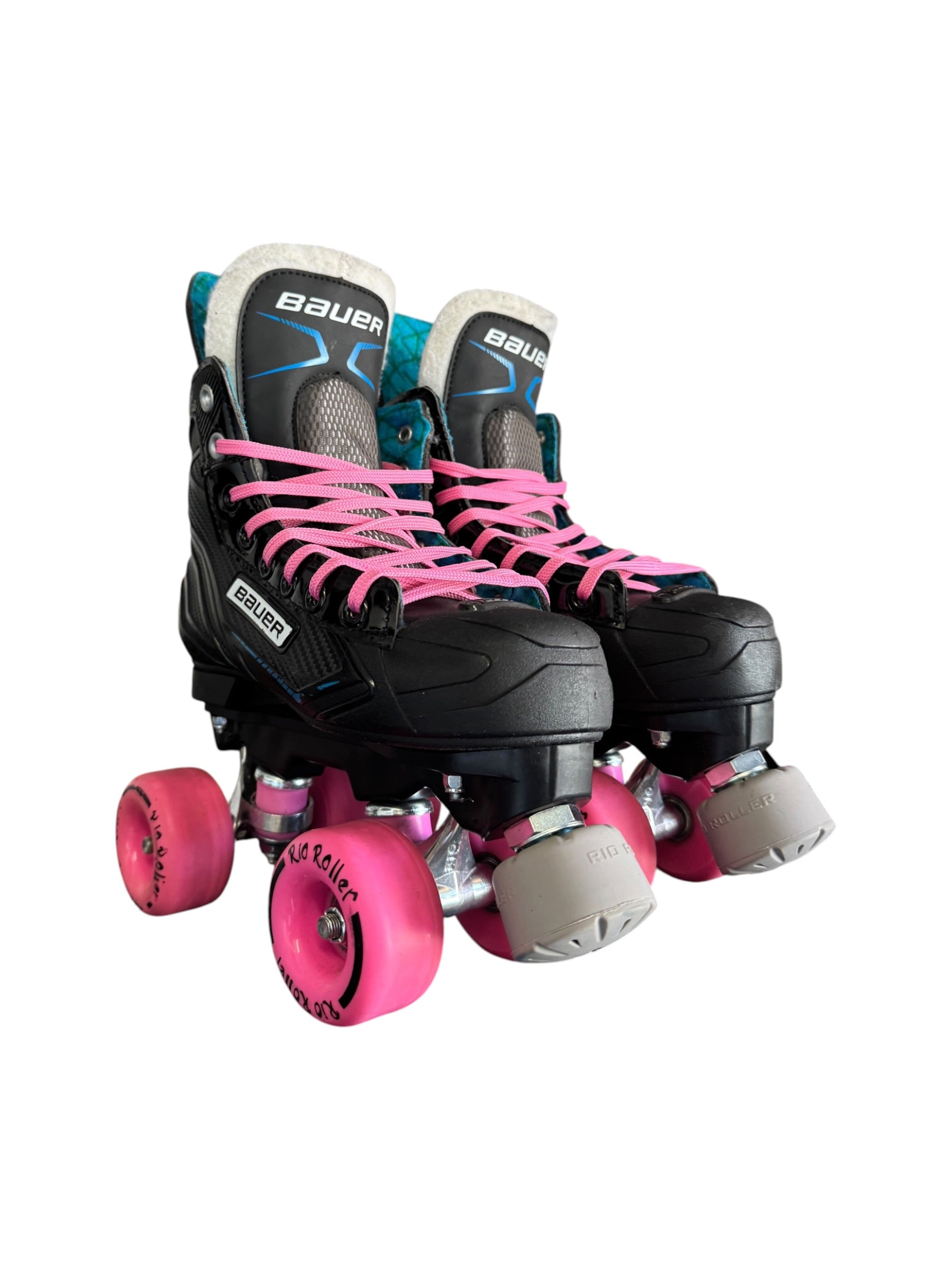 Renewed UK2.5 Bauer XLP quad Roller-skates full build