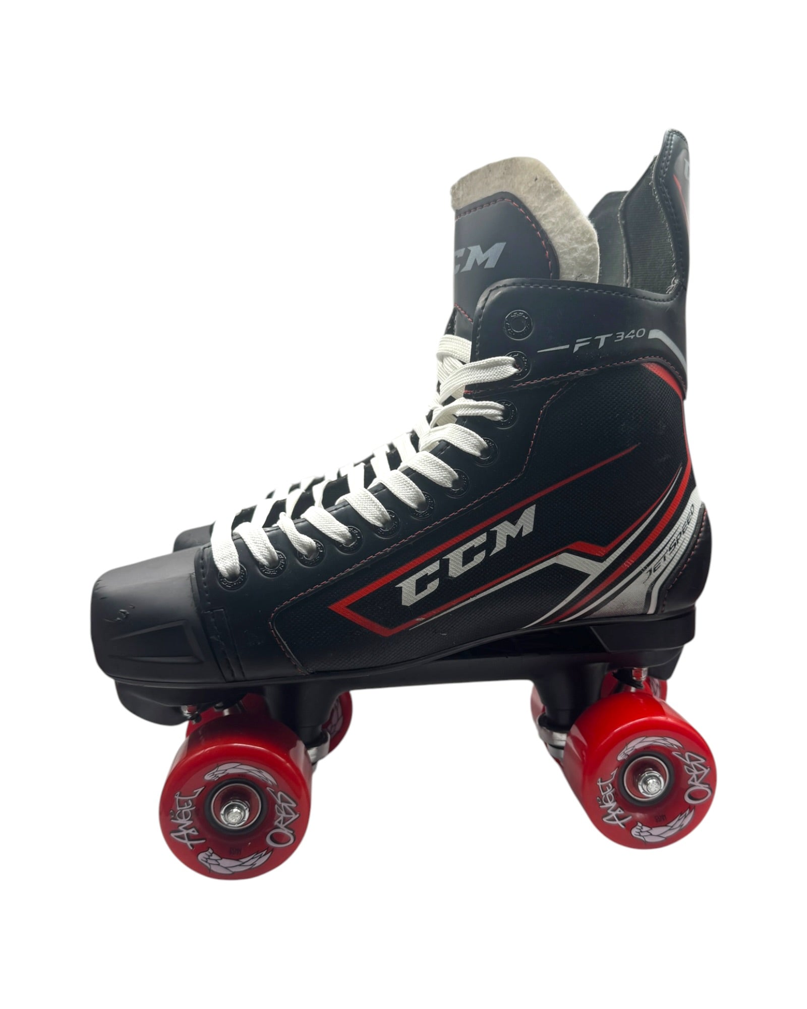 UK10 FT340 CCM Quad Roller Skates Fullbuild