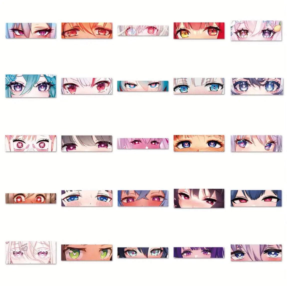 Vinyl Anime Eyes Stickers