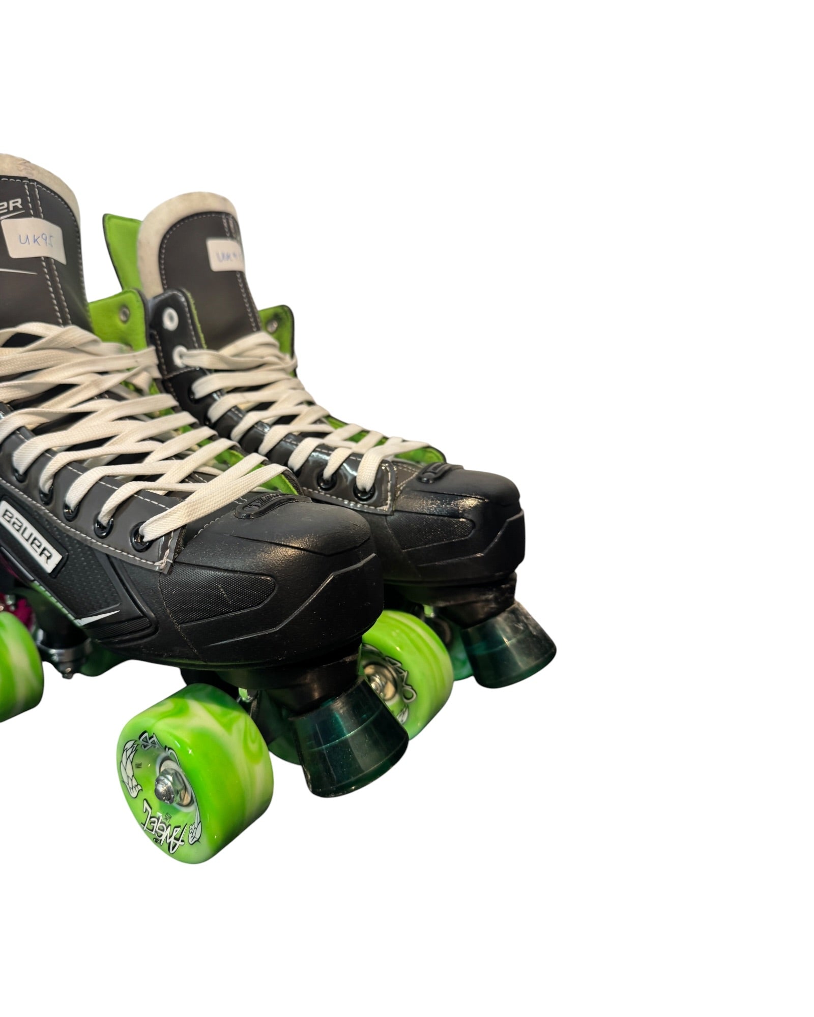Renewed UK9.5 Bauer XLS quad Roller-skates full build