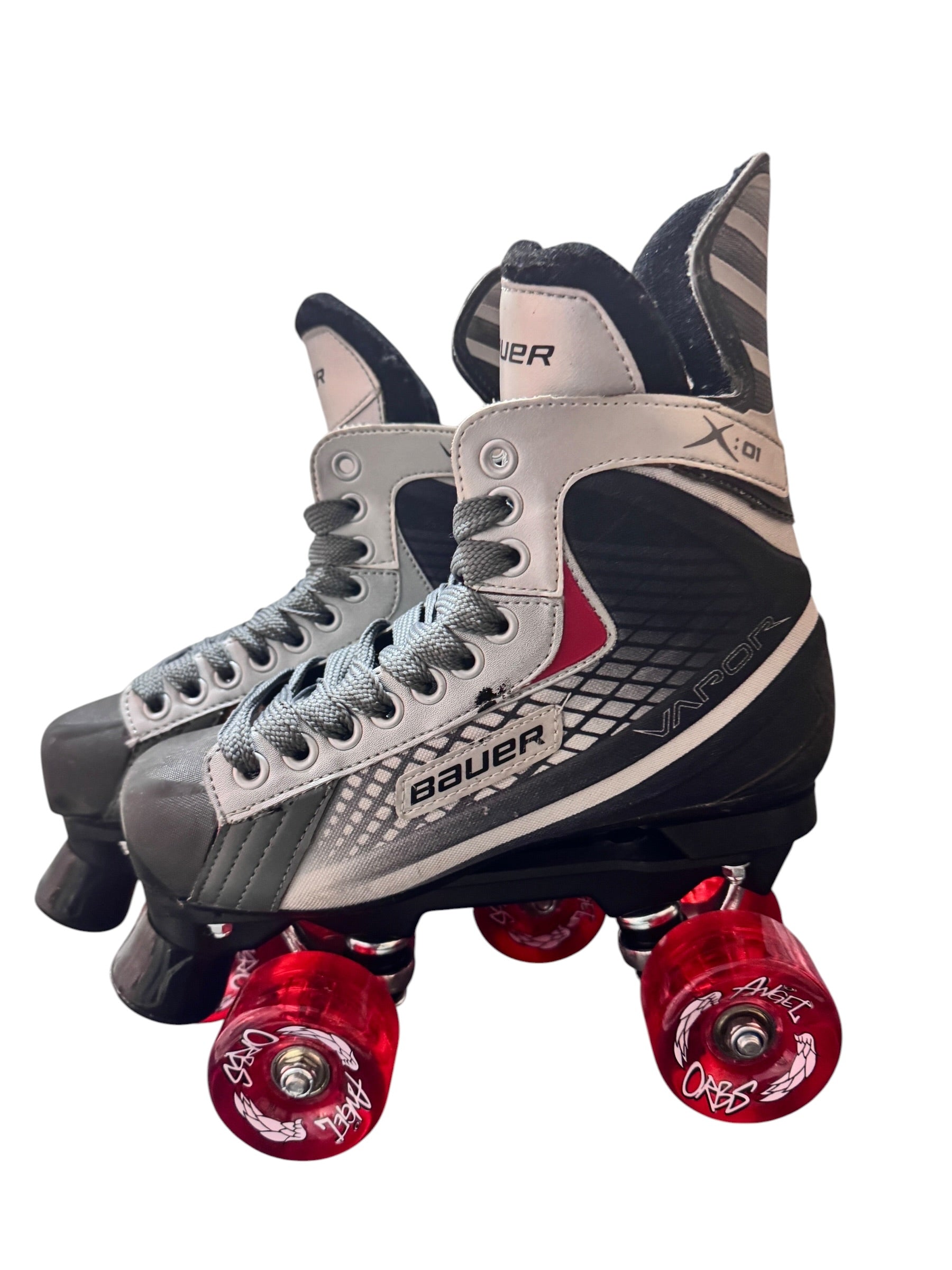 Renewed UK6.5 Bauer X:01 quad Rollerskates fullbuild