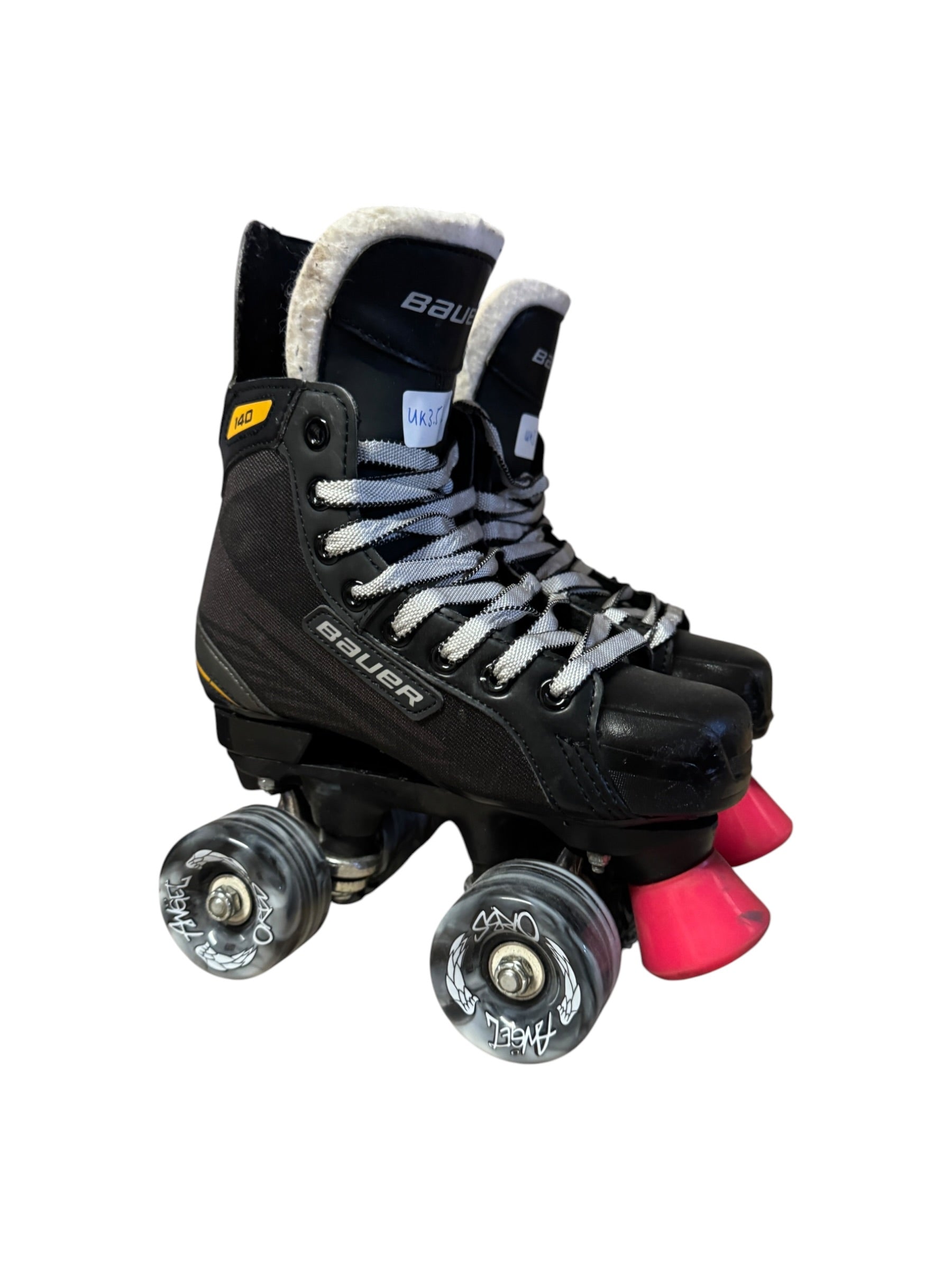 Renewed UK3.5 Bauer s140 quad Roller-skates full build