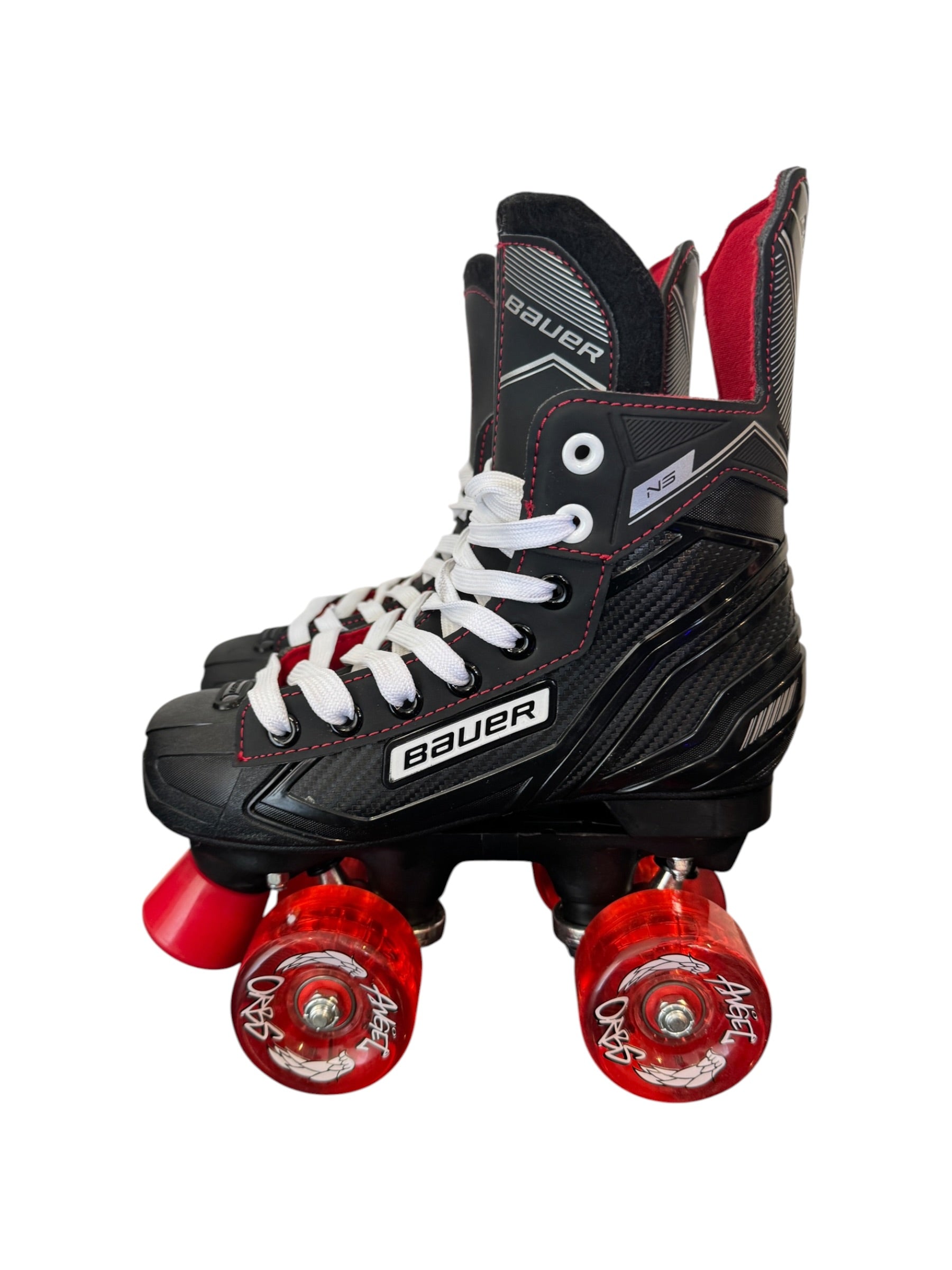 Renewed UK3.5 Bauer NS quad Roller-skates full build