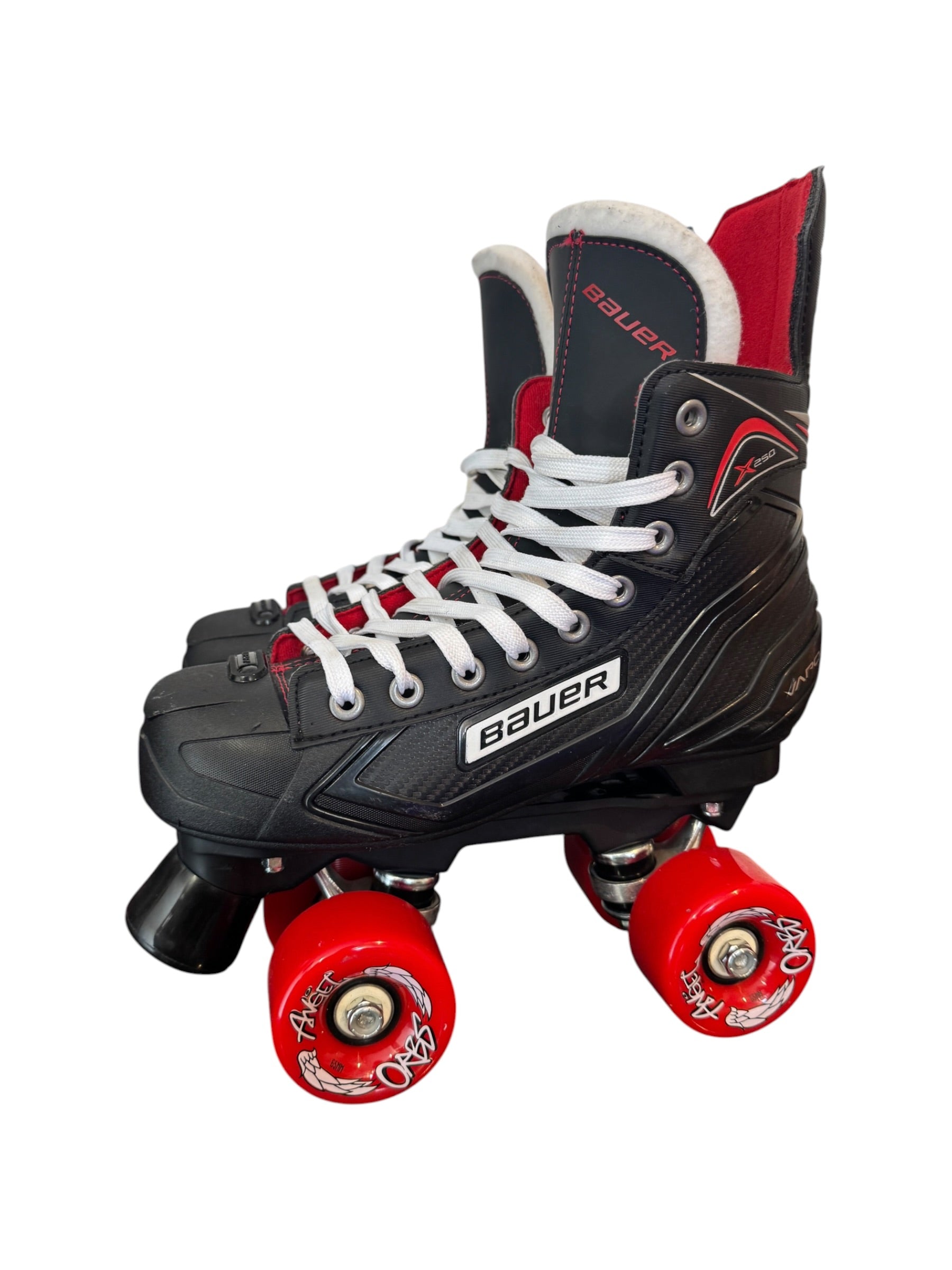 Renewed UK6.5 Bauer X250 quad Rollerskates fullbuild