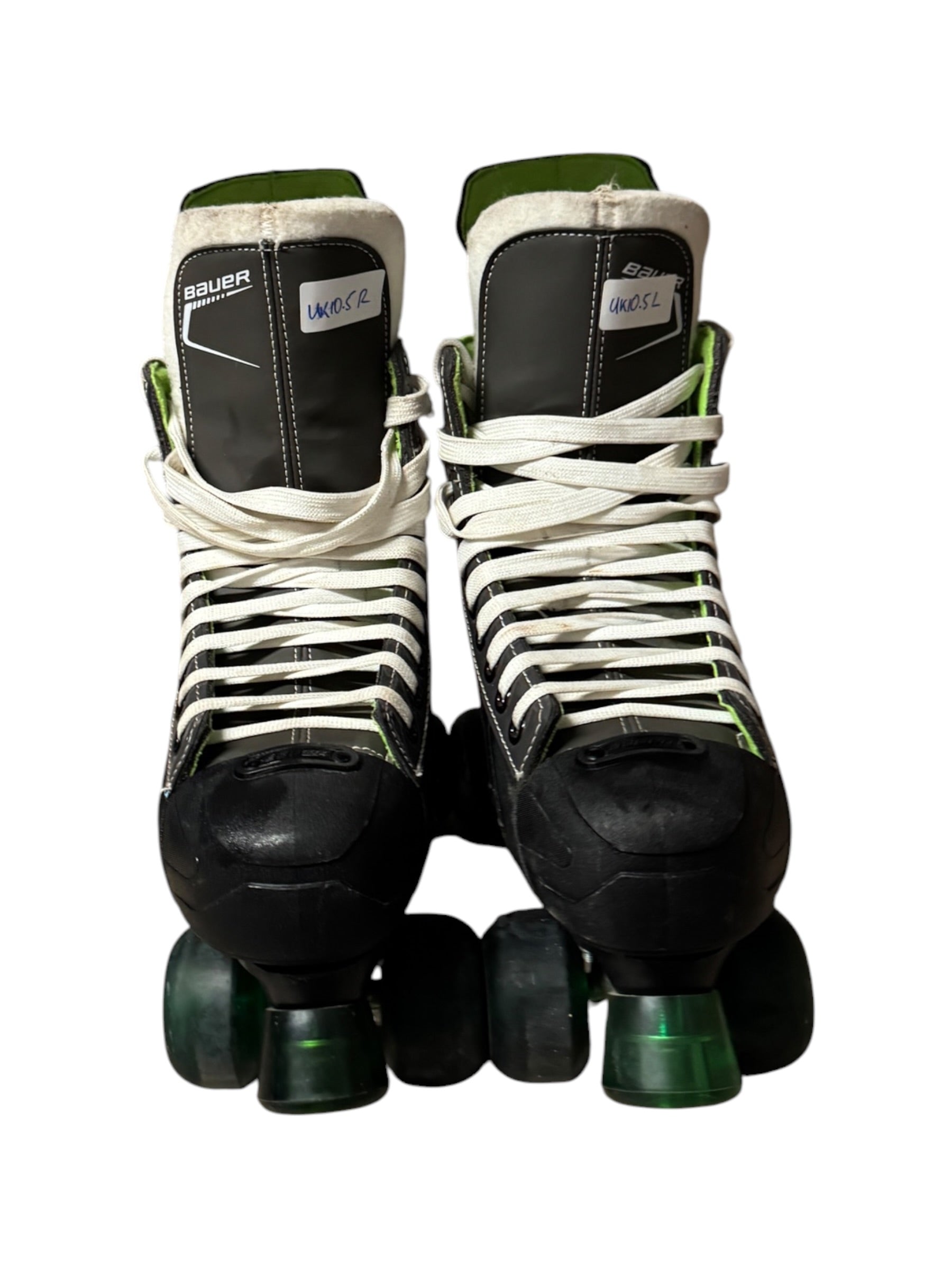 Renewed UK10.5 Bauer XLS quad Rollerskates full build