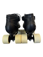 Renewed Bont Prostar Quadstar Roller Derby Skates UK 5 EU 38 Black Silver