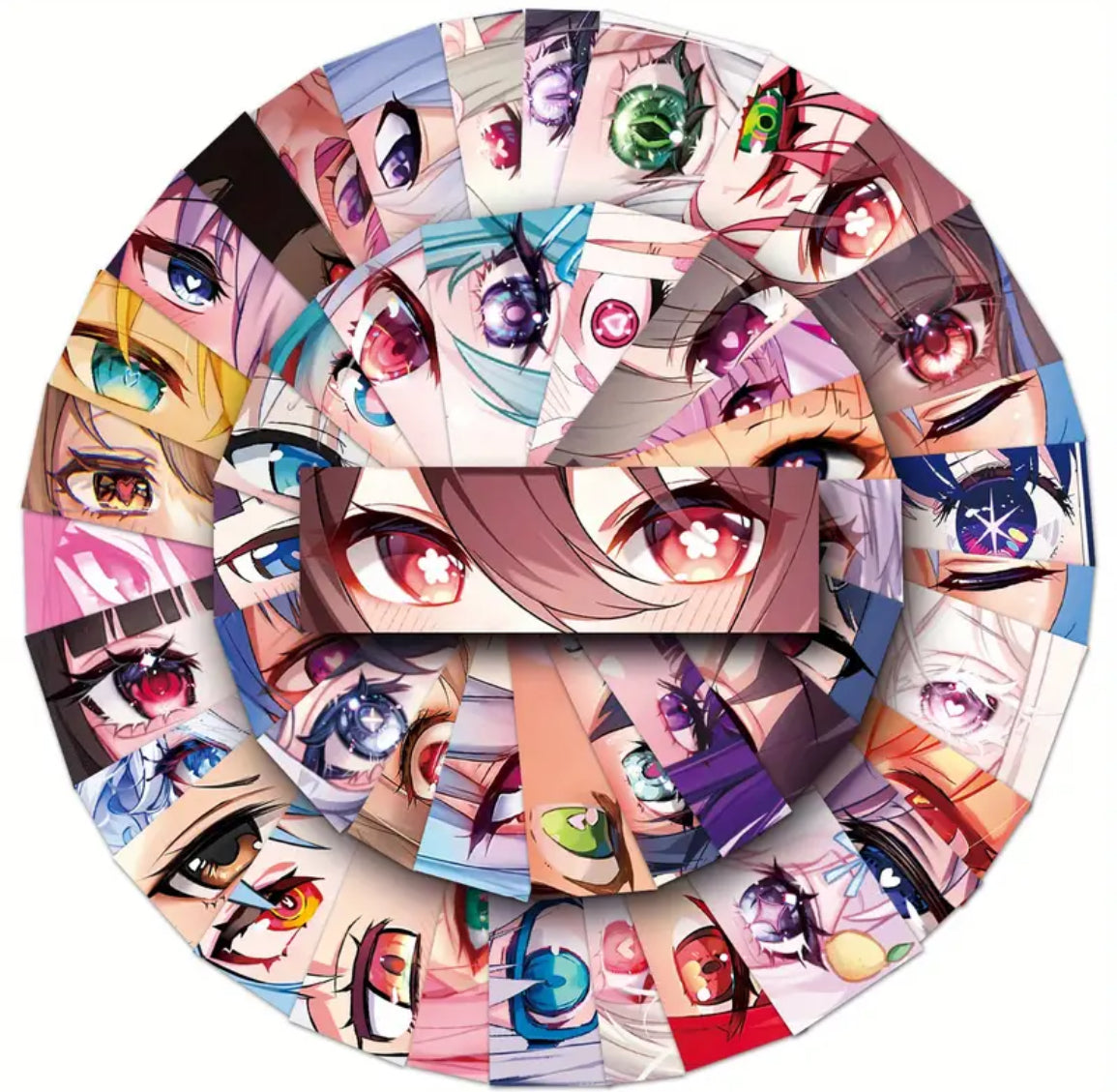 Vinyl Anime Eyes Stickers