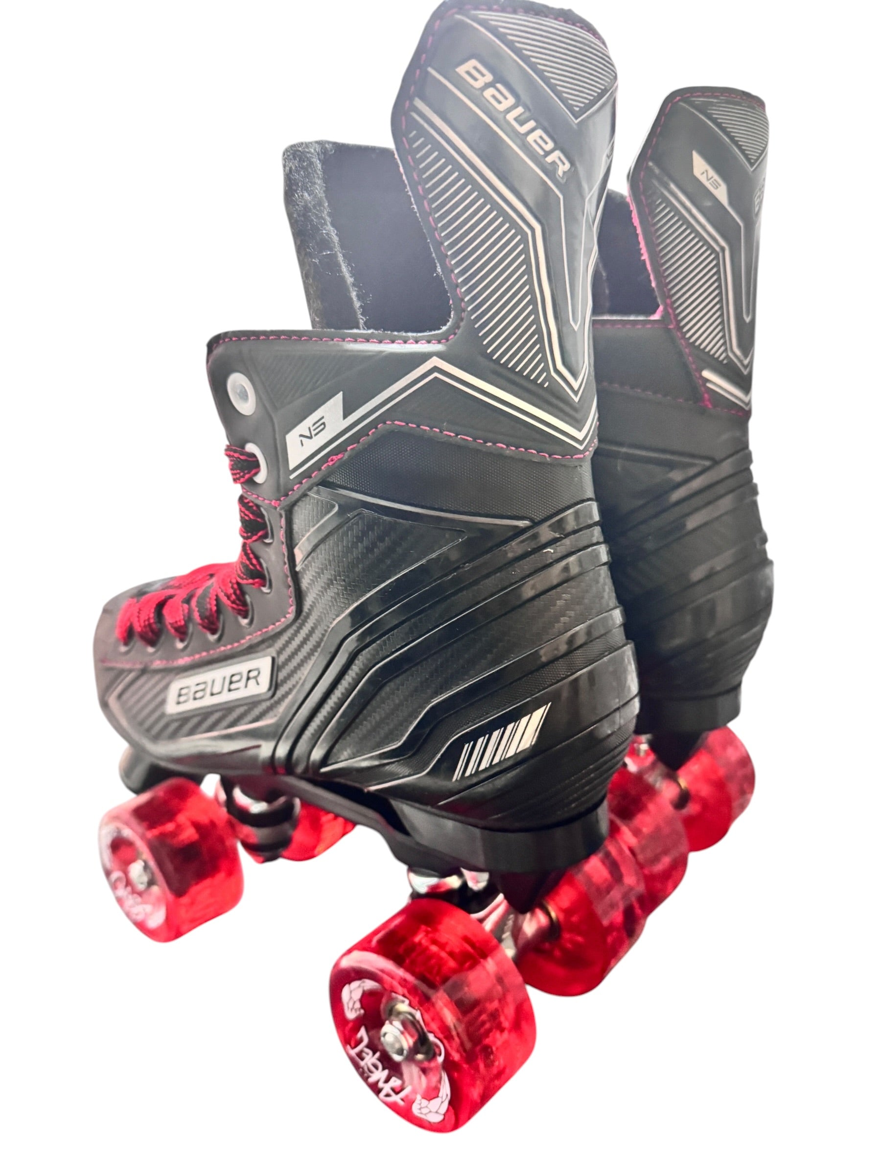 Renewed UK7.5 Bauer NS quad Rollerskates fullbuild