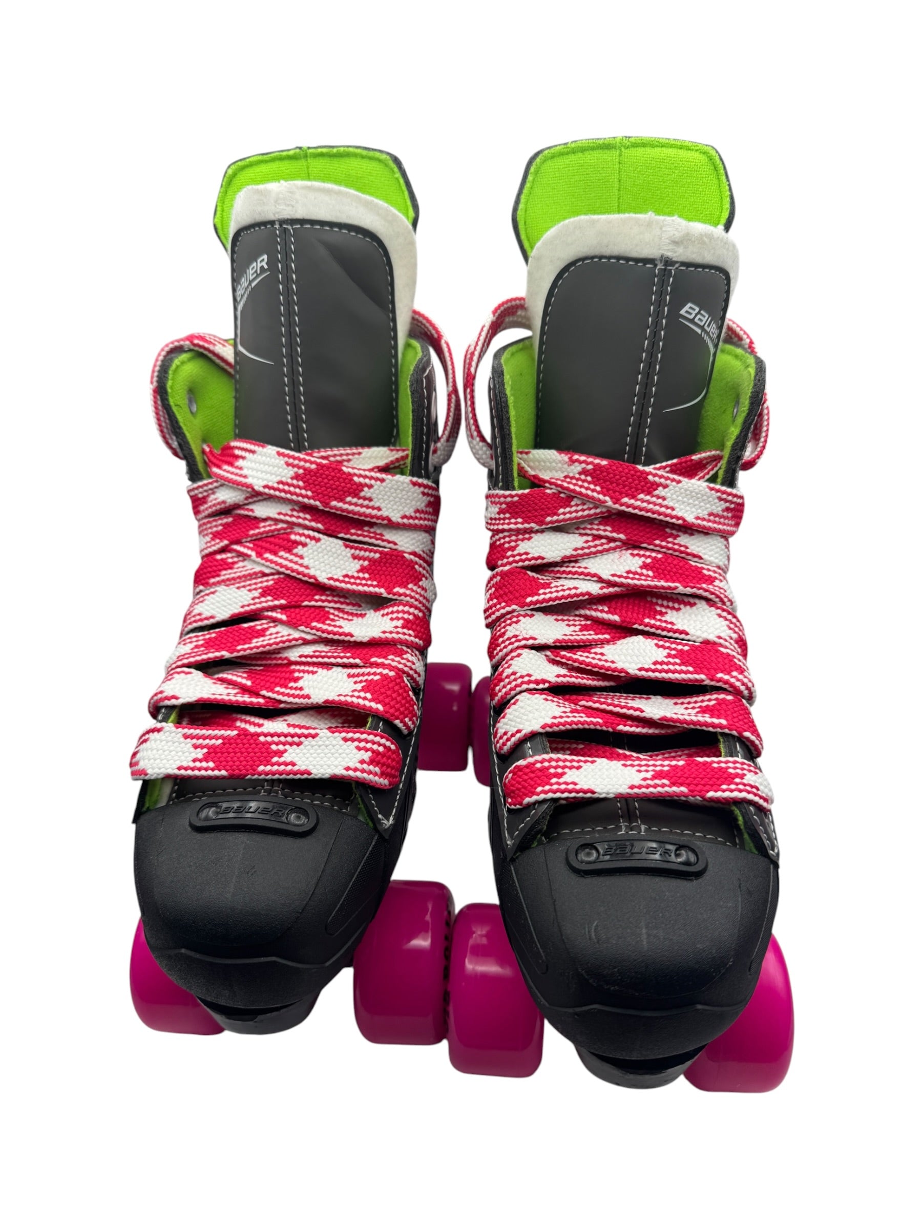 Renewed UK6.5 Bauer XLS quad Rollerskates fullbuild